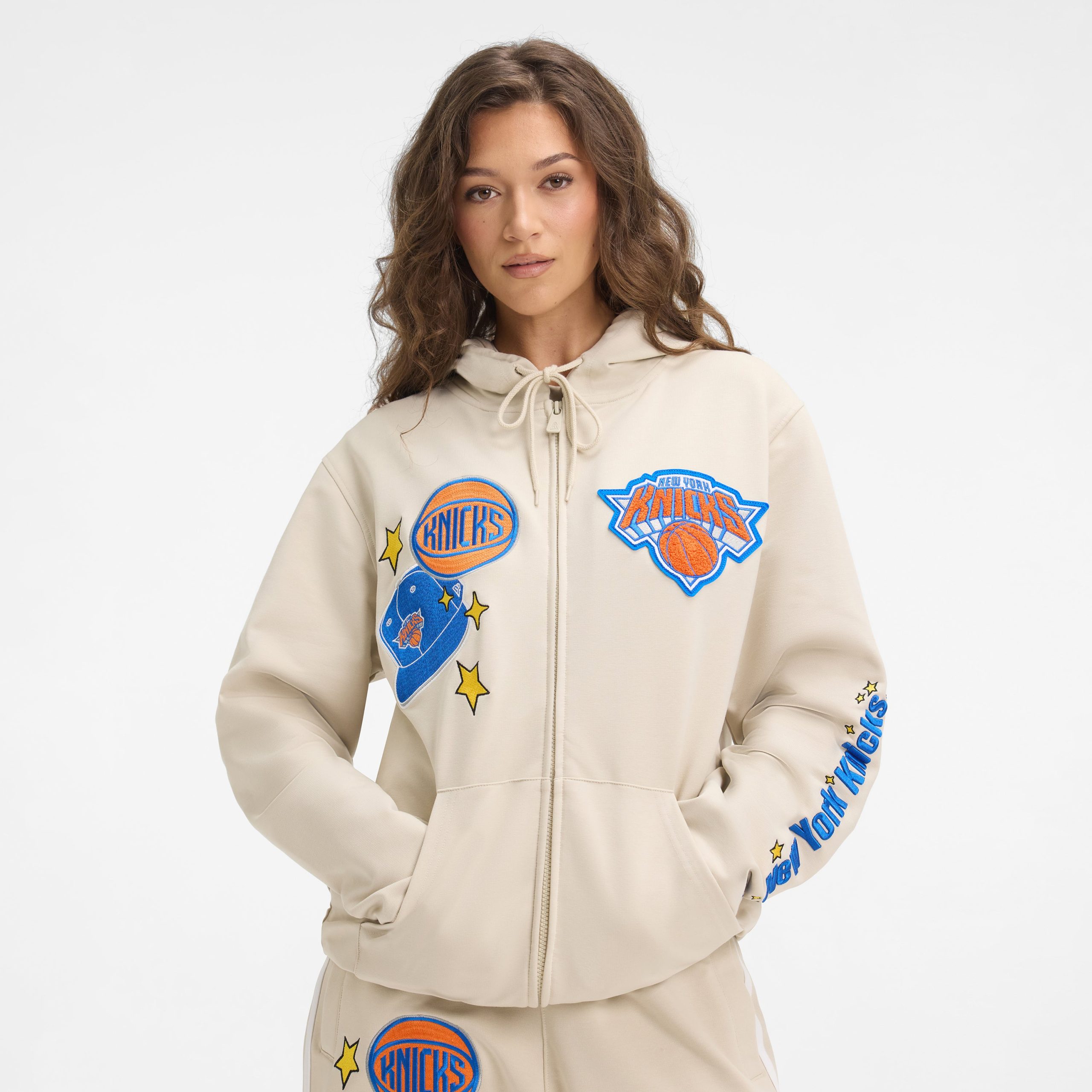 Los Angeles Lakers Stone Logo Select Full-Zip Hoodie - Image 2