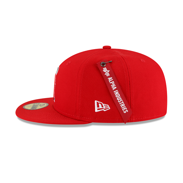 Alpha Industries X Los Angeles Angels 59FIFTY Fitted Hat - Image 4
