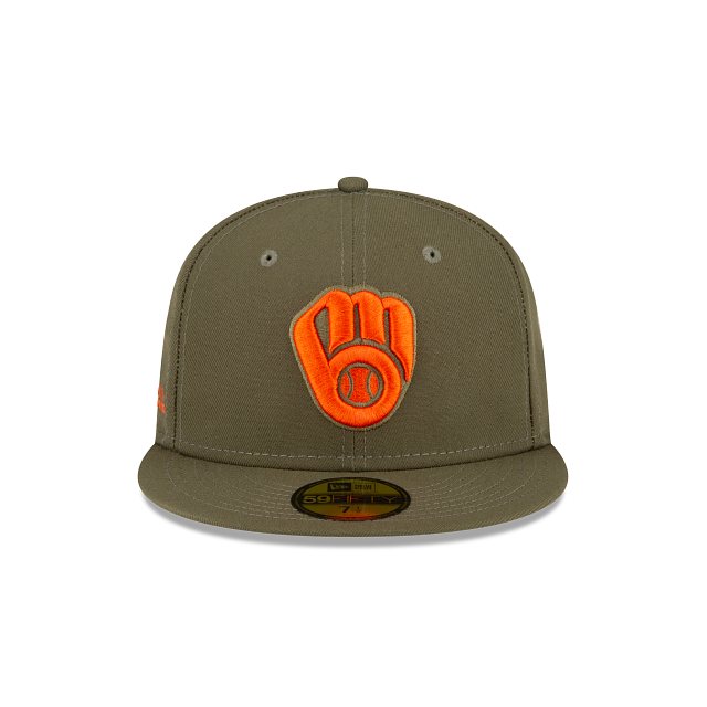 Alpha Industries X Milwaukee Brewers Green 59FIFTY Fitted Hat - Image 2