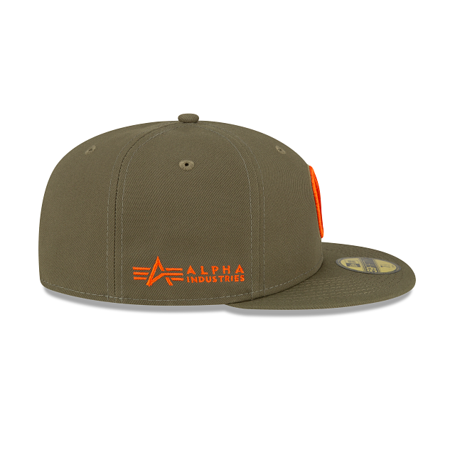 Alpha Industries X Milwaukee Brewers Green 59FIFTY Fitted Hat - Image 5