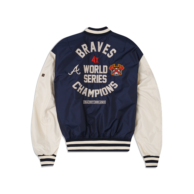 Alpha Industries X Atlanta Braves L-2B Bomber Jacket - Image 2