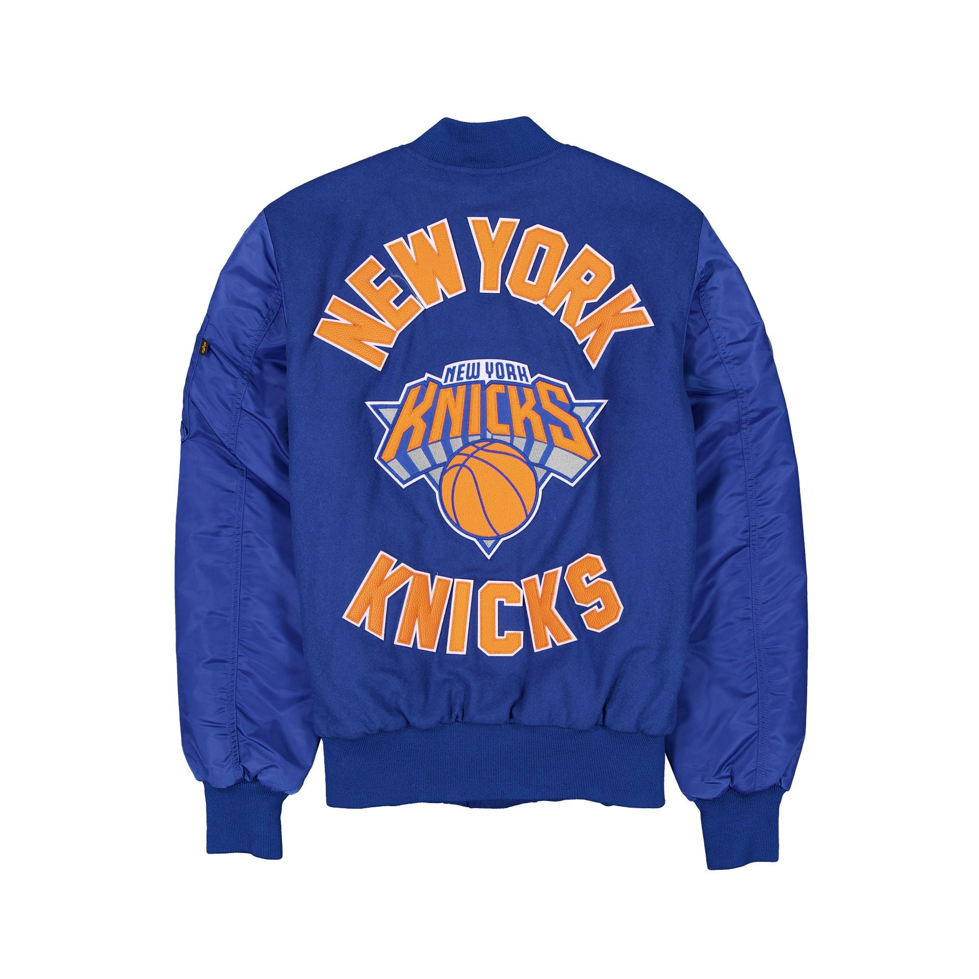 Alpha Industries x New York Knicks MA-1 Wool Varsity Jacket - Image 3