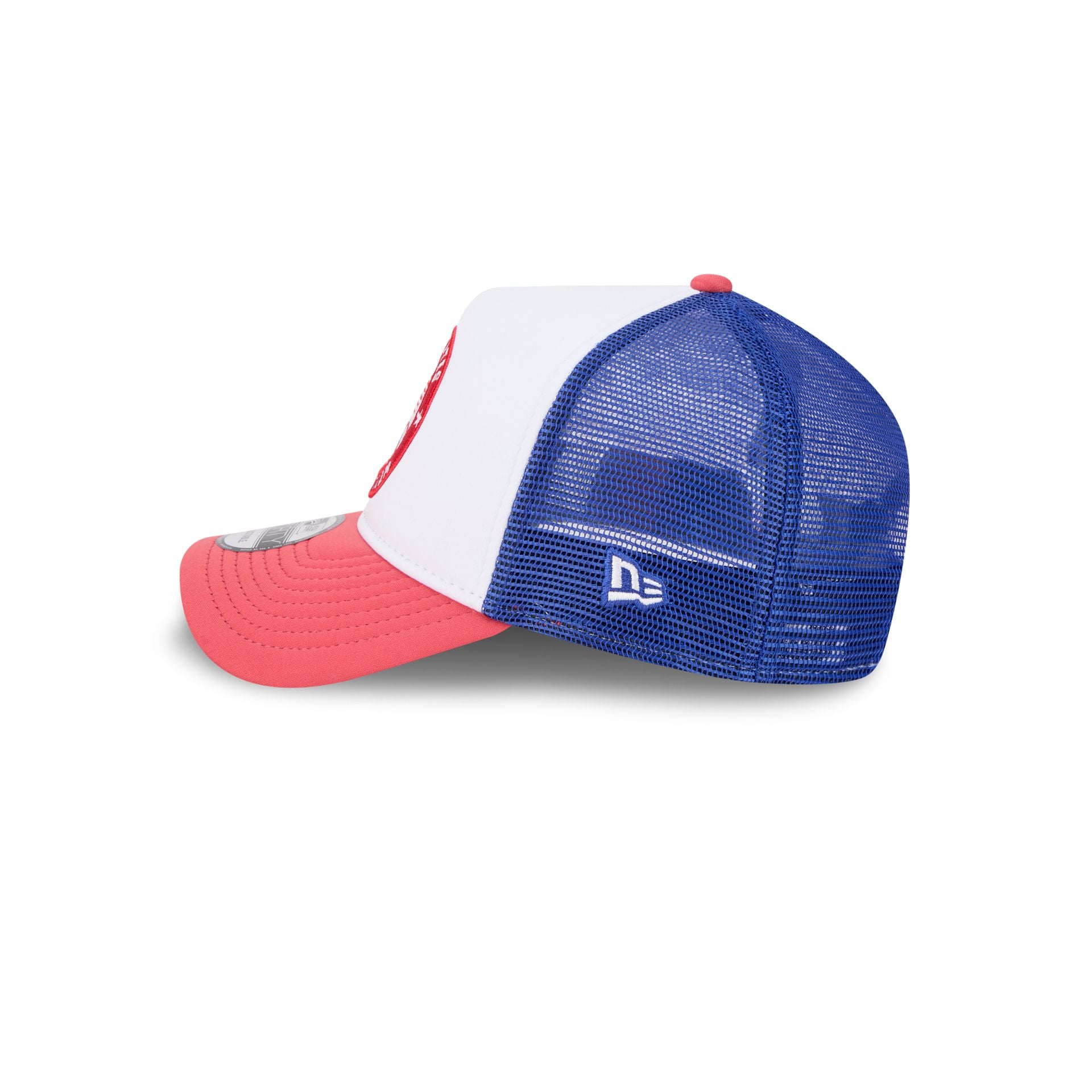 Team USA Olympics White 9FORTY A-Frame Trucker Hat - Image 4