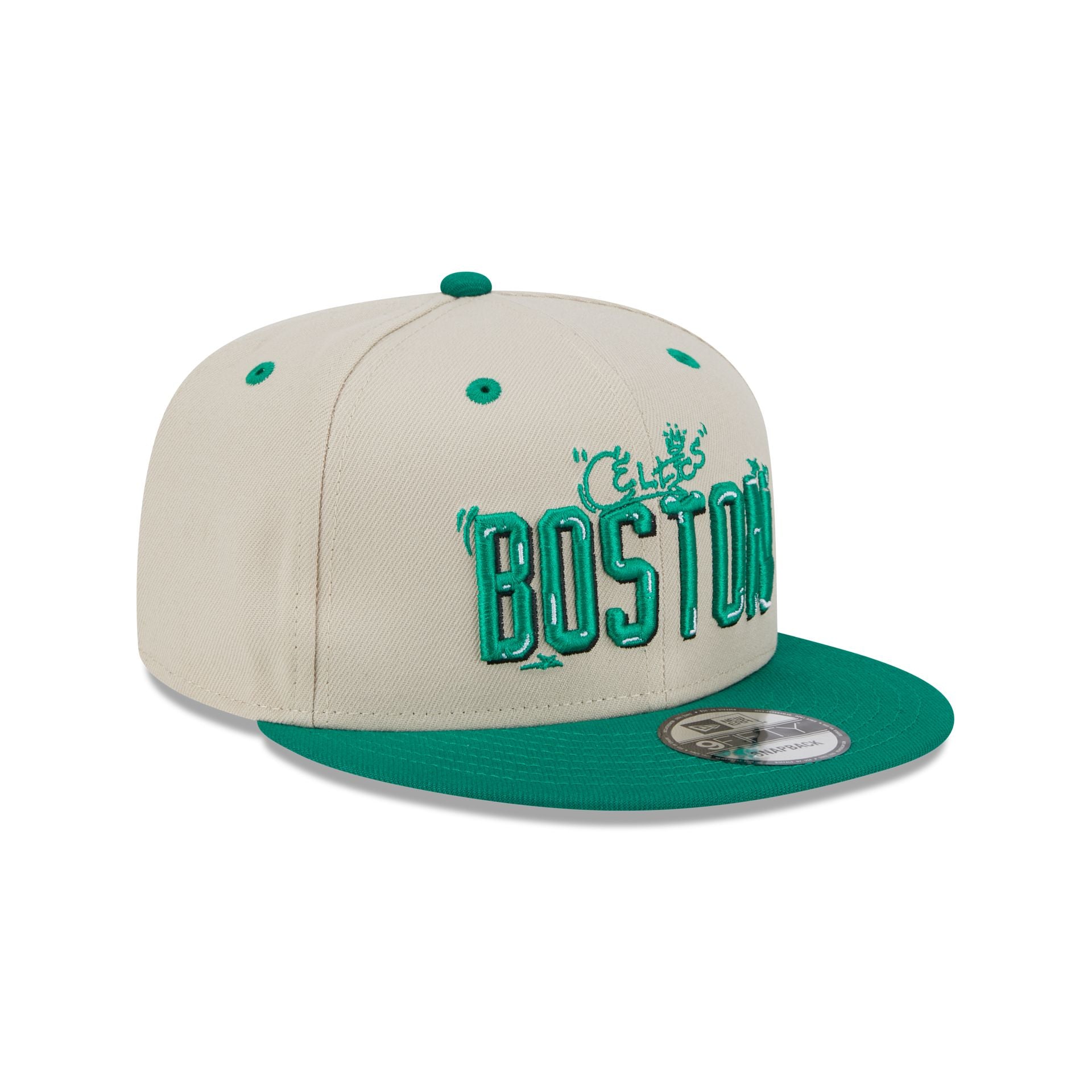 Boston Celtics Team Art 9FIFTY Snapback Hat - Image 3