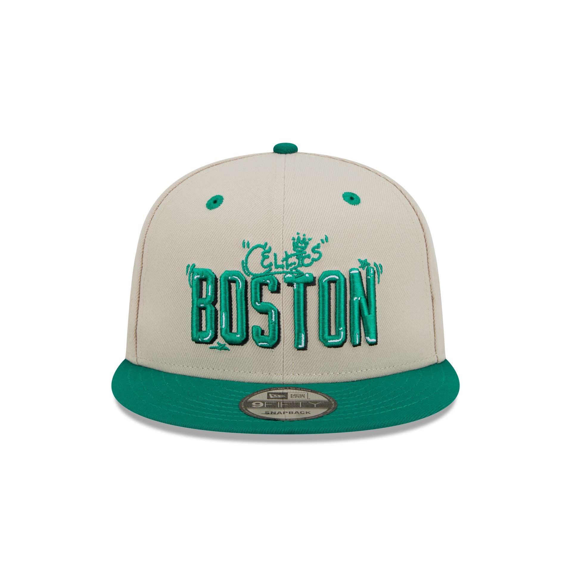 Boston Celtics Team Art 9FIFTY Snapback Hat - Image 2