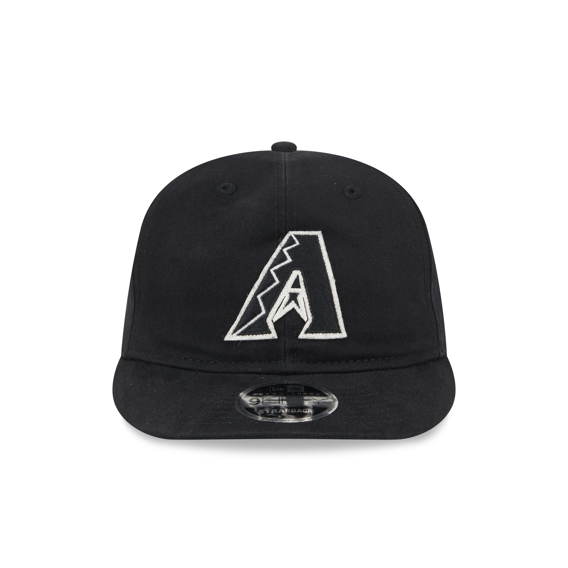 Arizona Diamondbacks Canvas Felt Retro Crown 9FIFTY Strapback Hat - Image 2