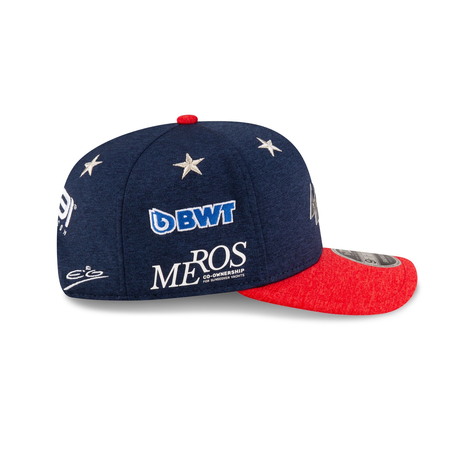 BWT Alpine F1 Team 2024 Vegas Race Special Ocon 9FIFTY Pre-Curve Snapback Hat - Image 4