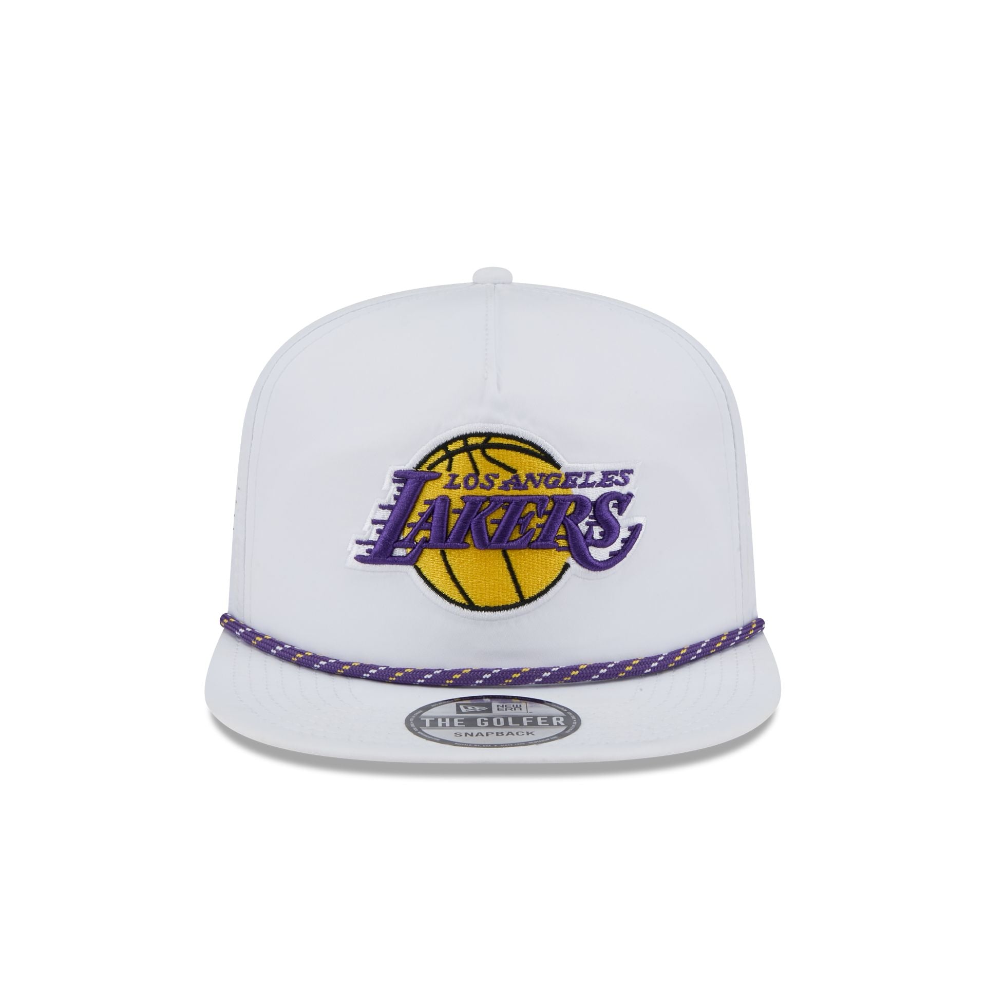Los Angeles Lakers Optic White Performance Rope Golfer Hat - Image 2