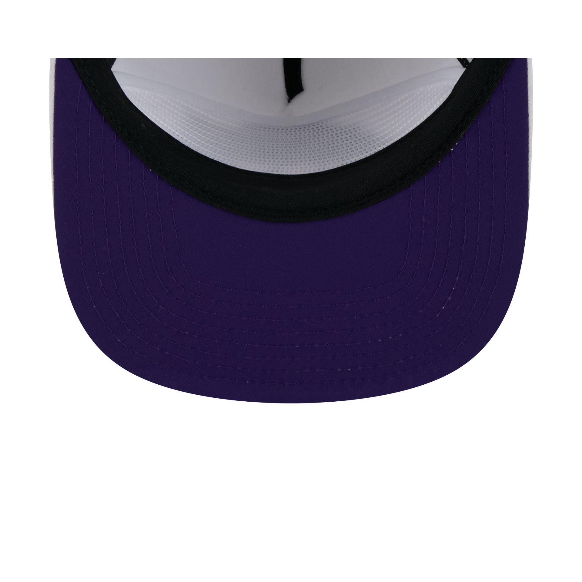 Los Angeles Lakers Optic White Performance Rope Golfer Hat - Image 7