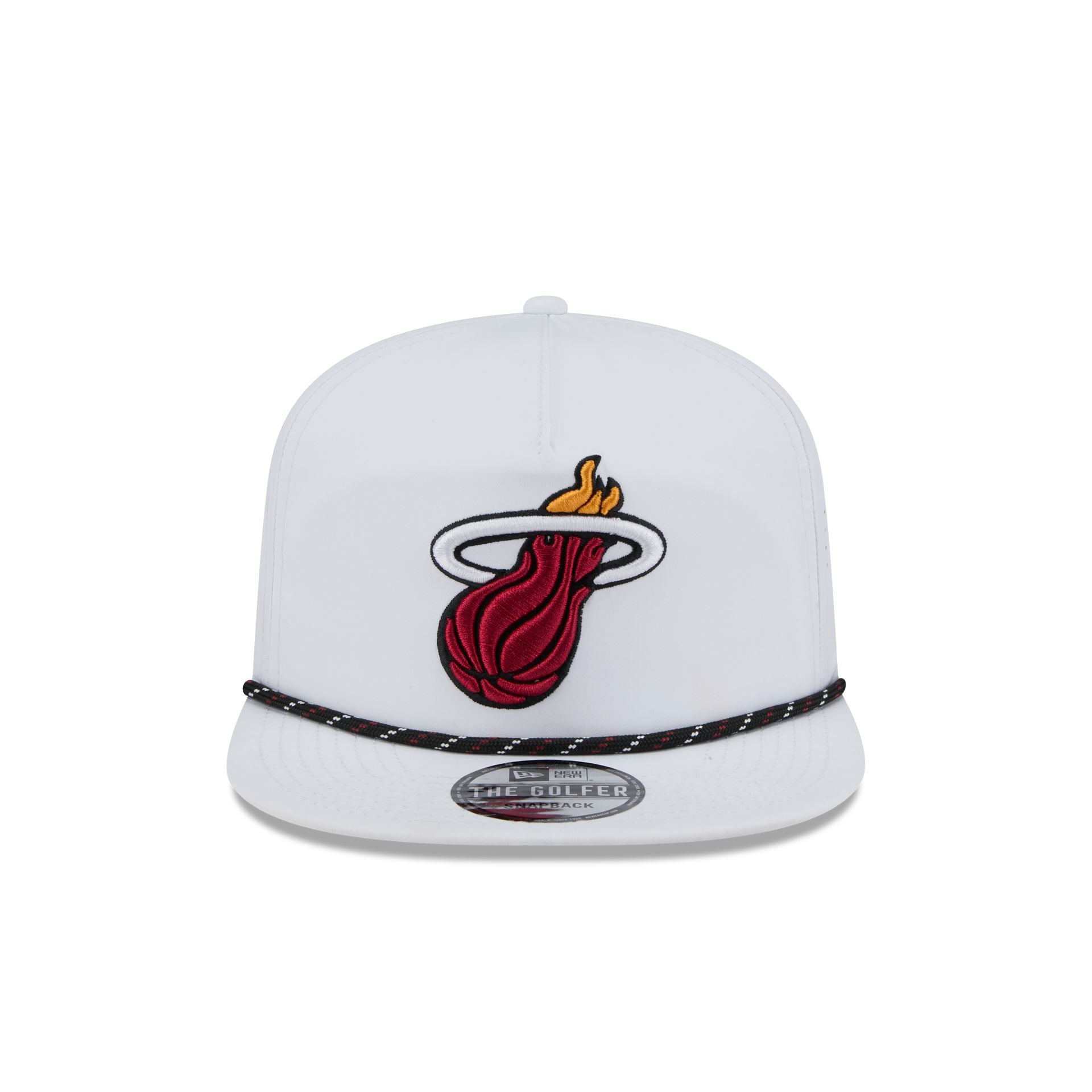 Miami Heat Optic White Performance Rope Golfer Hat - Image 2