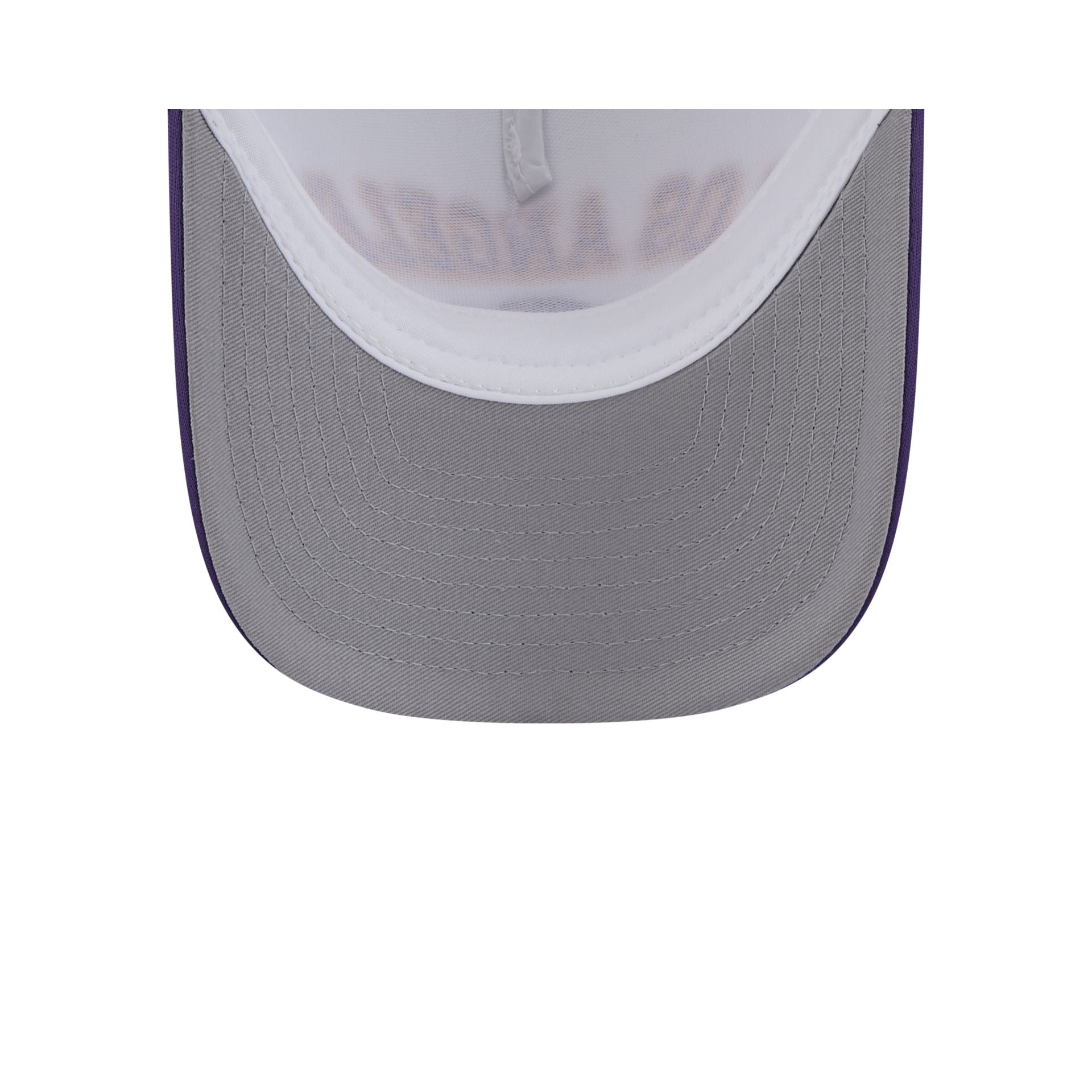 Los Angeles Lakers Chrome Arch 9FORTY M-Crown A-Frame Trucker Hat - Image 7