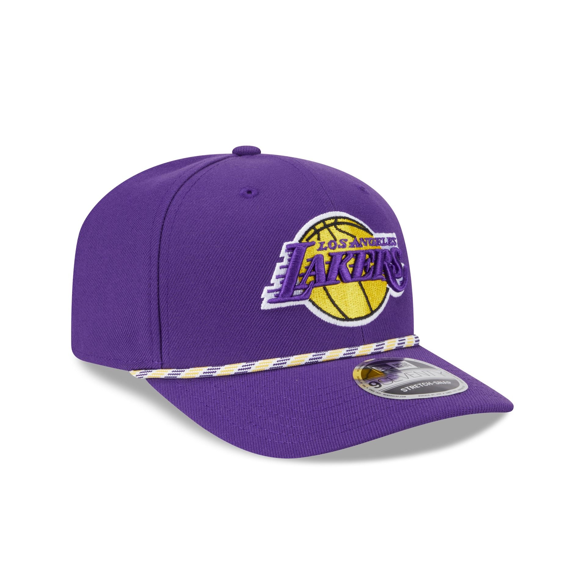 Los Angeles Lakers Multi Rope 9SEVENTY Stretch-Snap Hat - Image 3