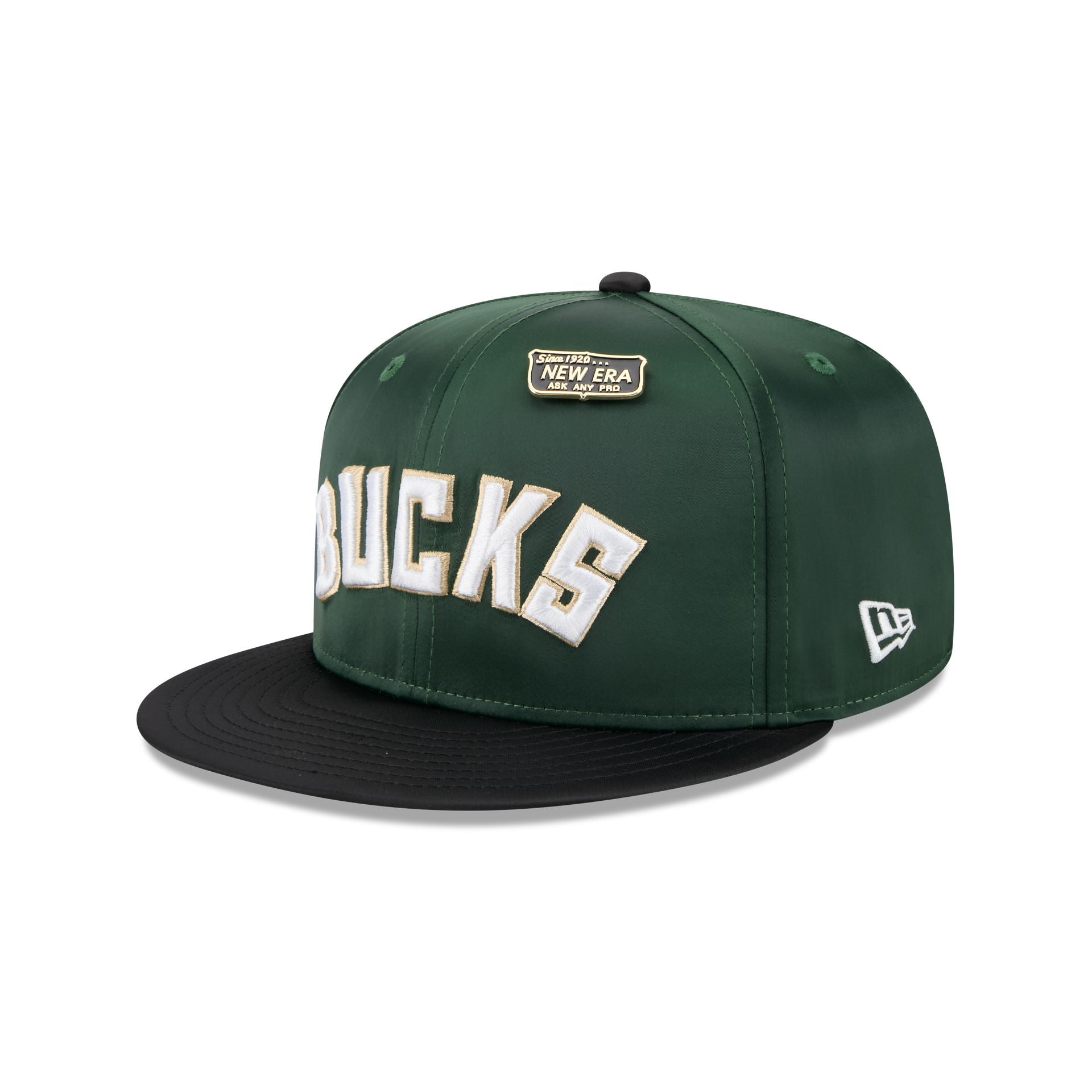 Milwaukee Bucks Spring Satin 59FIFTY Fitted Hat - Image 3