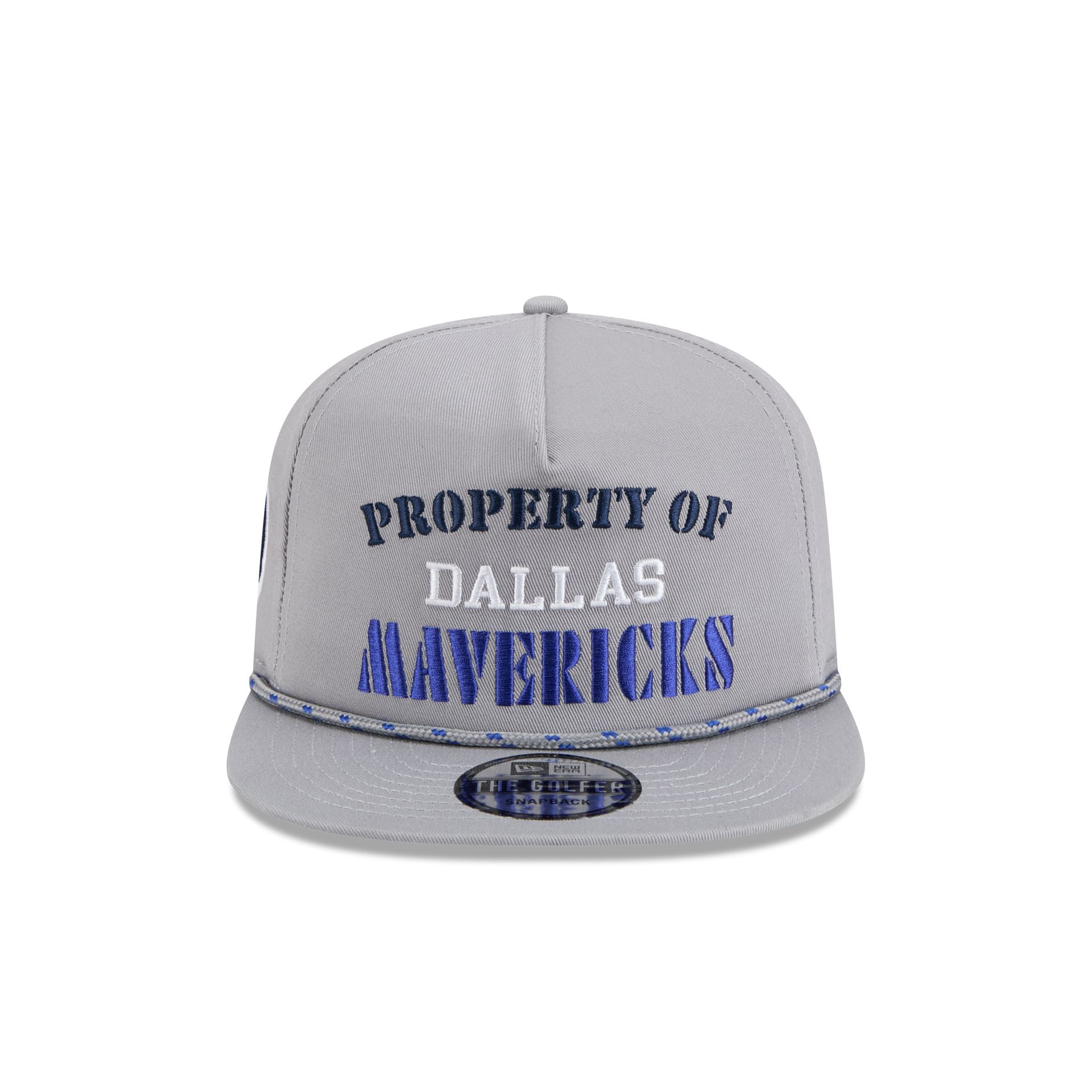 Dallas Mavericks Vintage Gray Rope Golfer Hat - Image 2