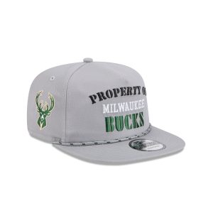 Milwaukee Bucks Vintage Gray Rope Golfer Hat