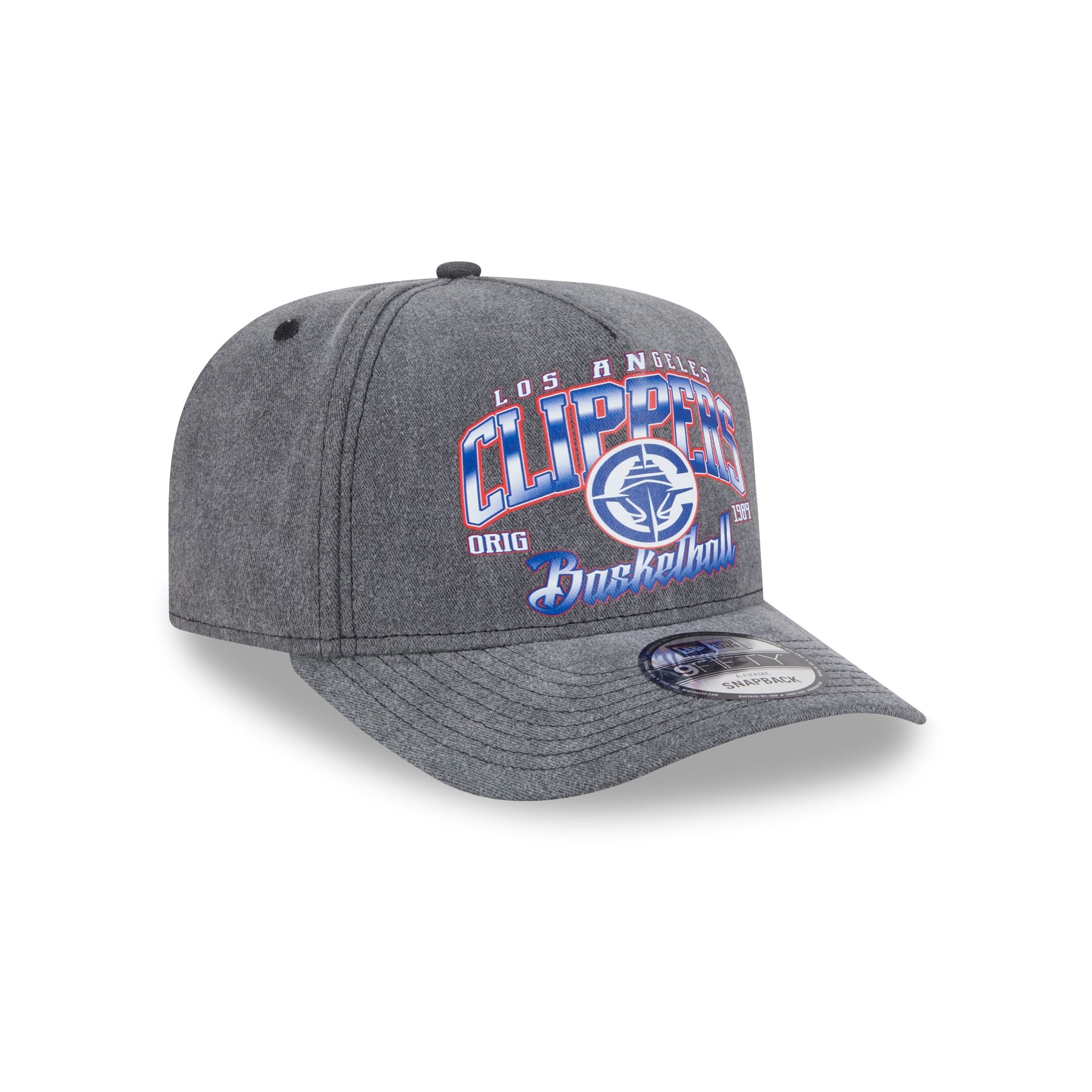 Los Angeles Clippers Washed 9FIFTY A-Frame Snapback Hat - Image 3
