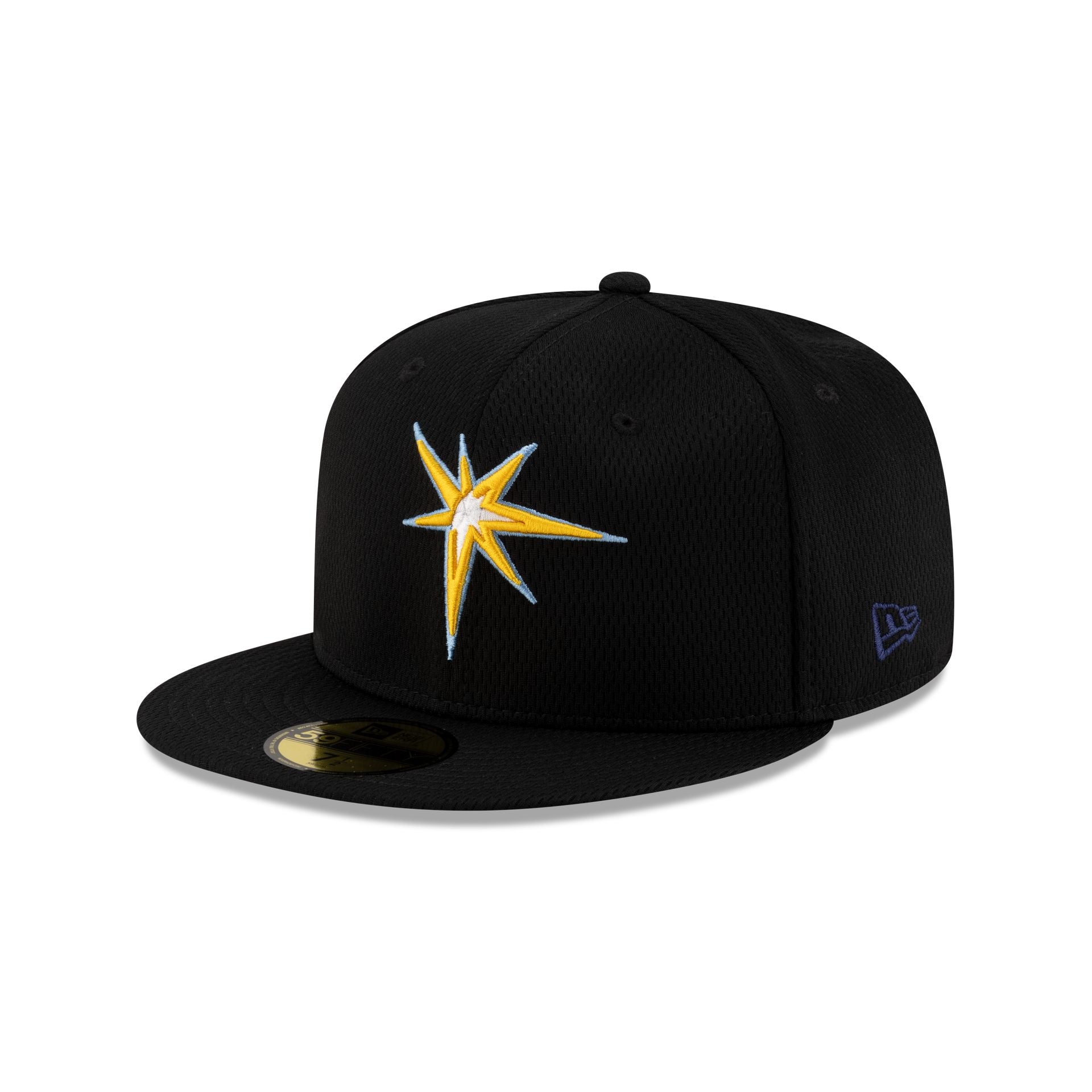 Tampa Bay Rays 2025 Clubhouse Alt Black 59FIFTY Fitted Hat