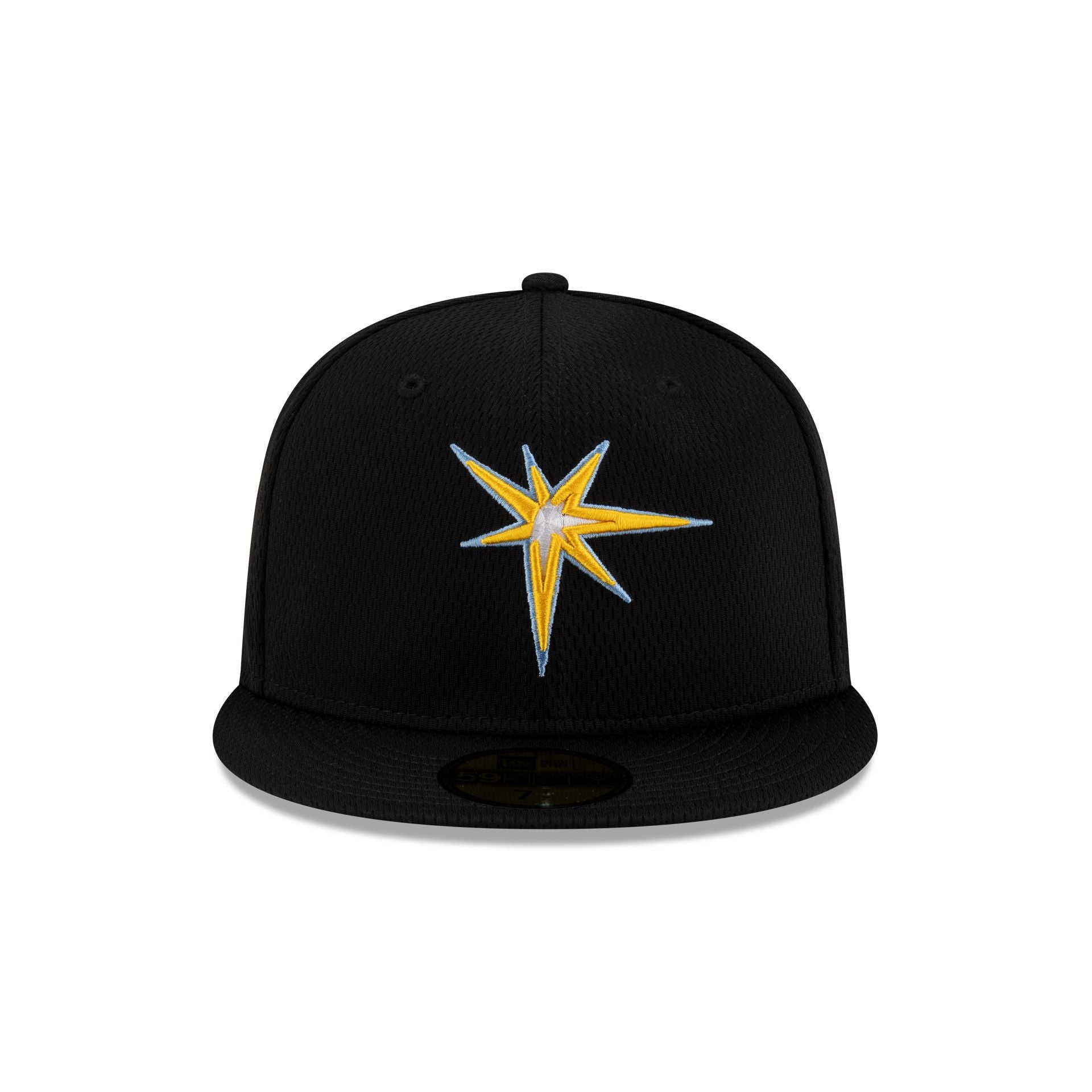 Tampa Bay Rays 2025 Clubhouse Alt Black 59FIFTY Fitted Hat - Image 2