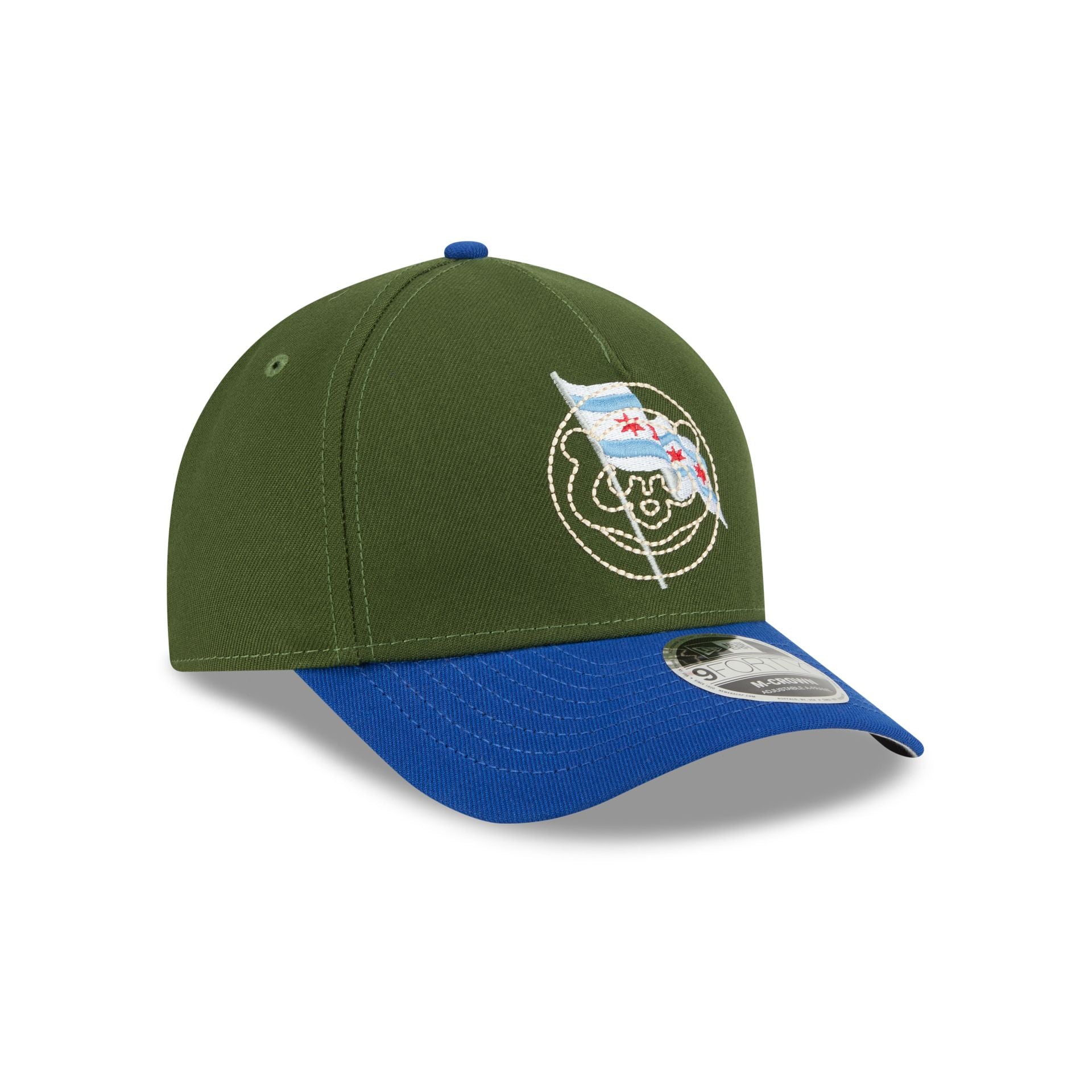 Chicago Cubs City Feature 9FORTY M-Crown A-Frame Snapback Hat - Image 3