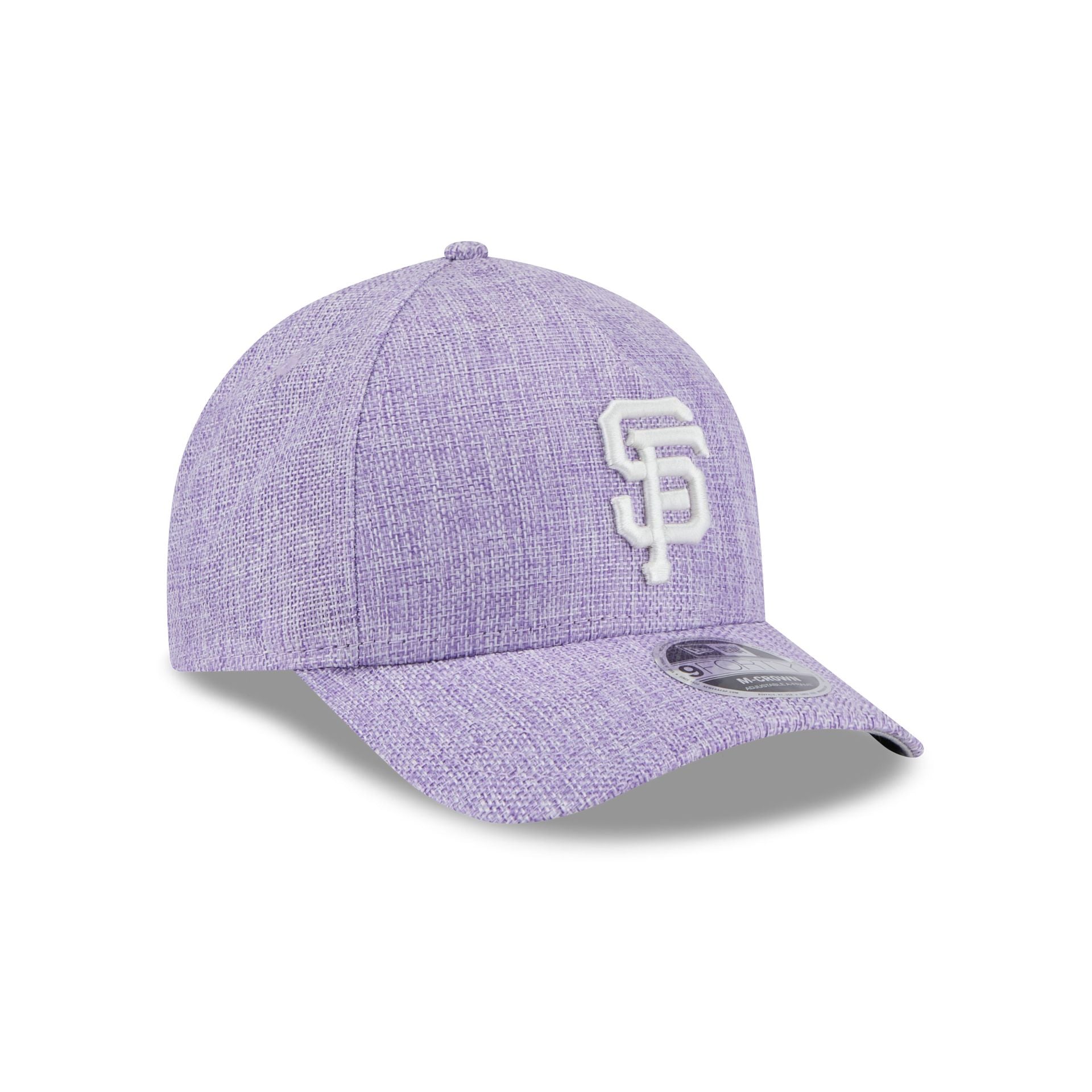 San Francisco Giants Cotton Weave Purple 9FORTY M-Crown A-Frame Snapback Hat - Image 3