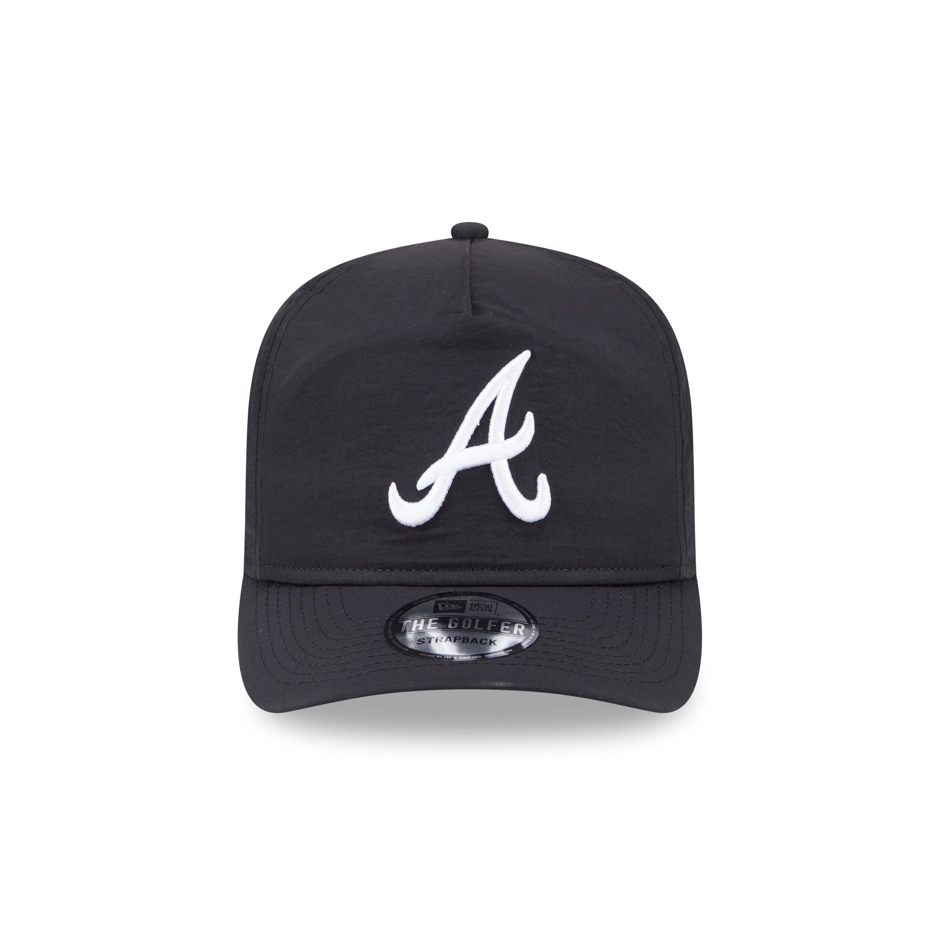 Atlanta Braves Everyday Nylon Black Golfer Hat - Image 2