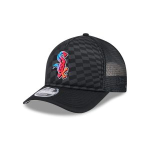 Chicago White Sox Gradient Raceway 9FORTY M-Crown A-Frame Trucker Hat