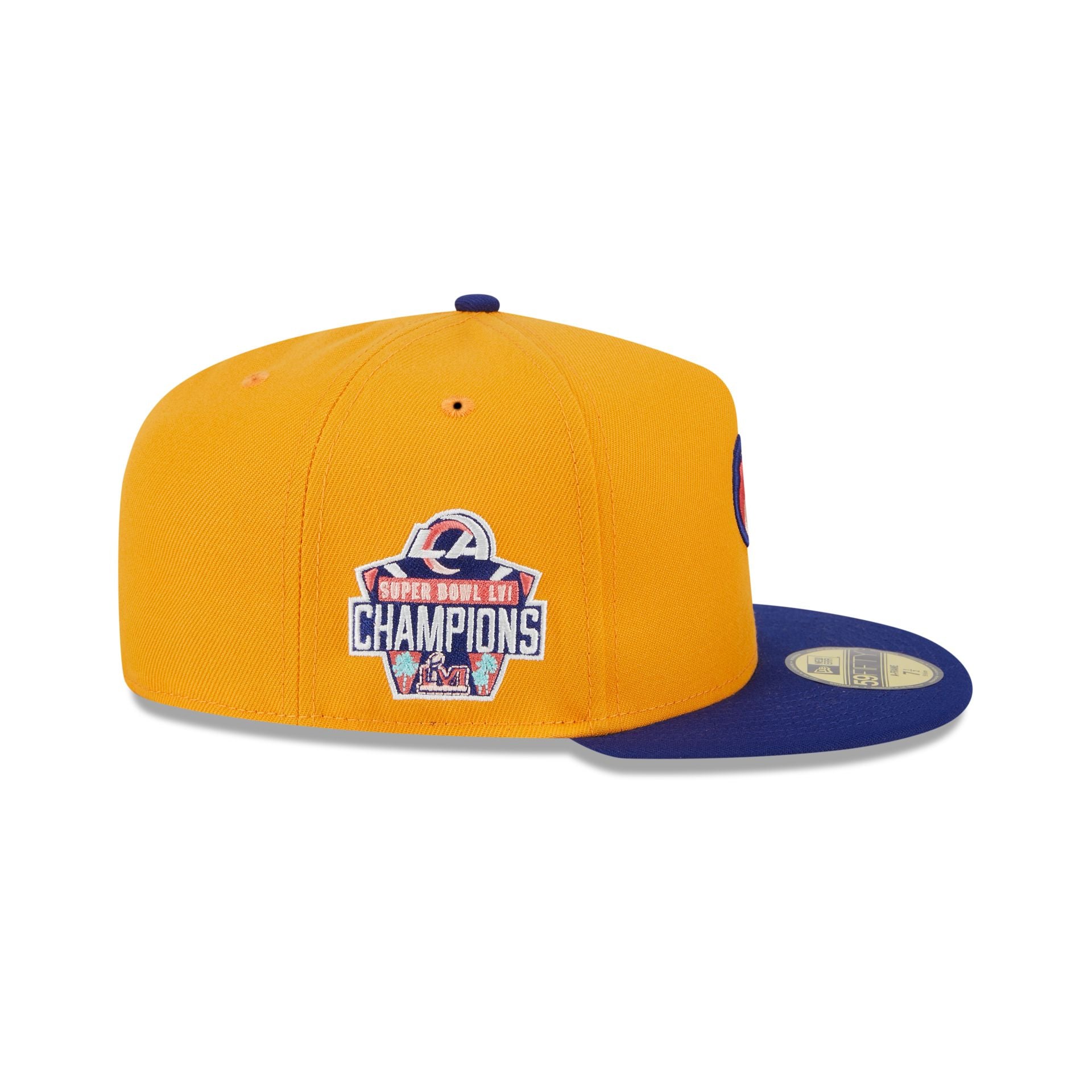 Los Angeles Rams Gold 59FIFTY A-Frame Fitted Hat - Image 4