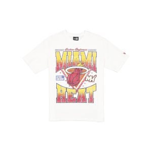 Miami Heat Sport Classics Washed Optic White T-Shirt