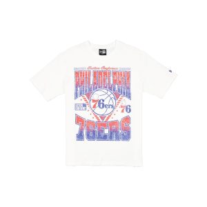 Philadelphia 76ers Sport Classics Washed Optic White T-Shirt