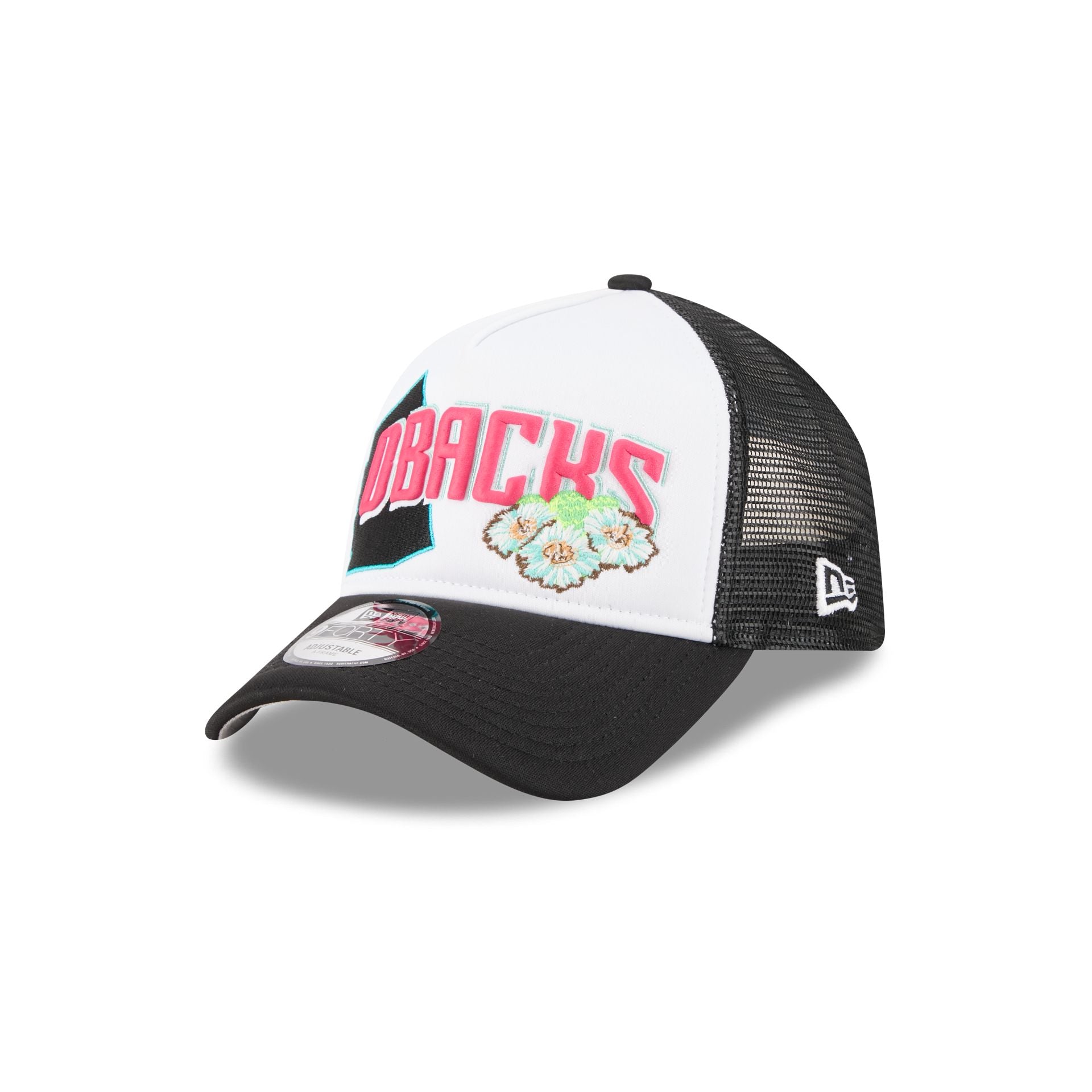 Arizona Diamondbacks State Flower 9FORTY A-Frame Trucker Hat - Image 3