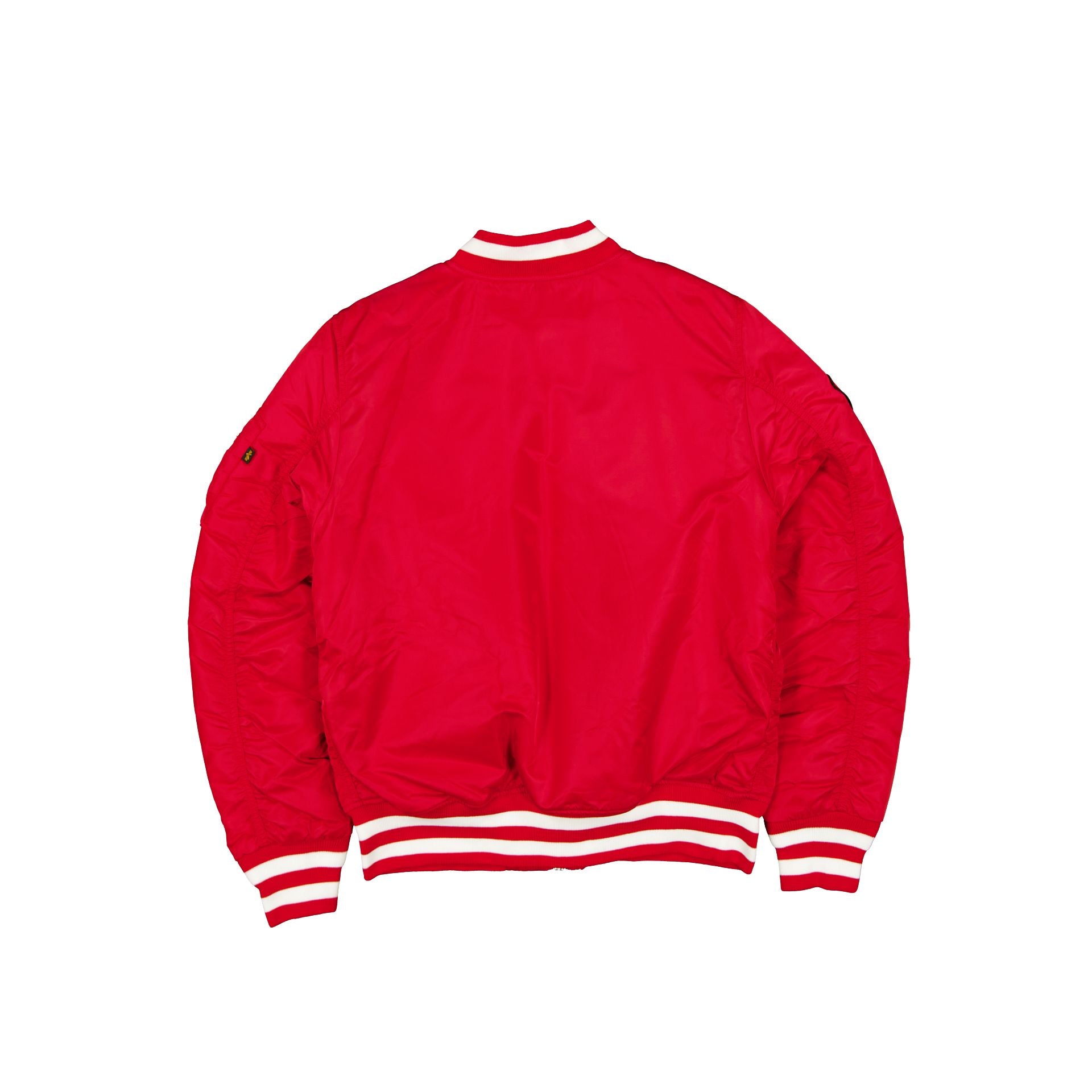 Alpha Industries x San Francisco 49ers Red MA-1 Bomber Jacket - Image 2