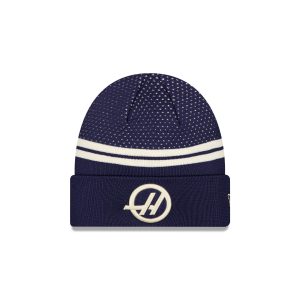 MoneyGram Haas F1 Team Light Navy Cuff Knit Beanie