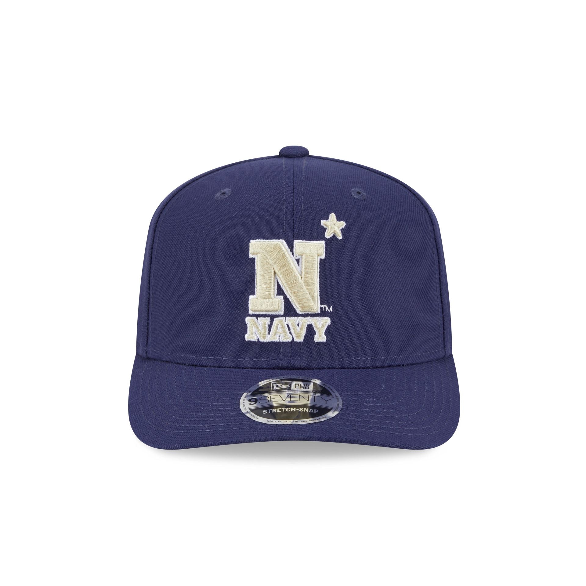 Navy Midshipmen Team 9SEVENTY Stretch-Snap Hat - Image 2