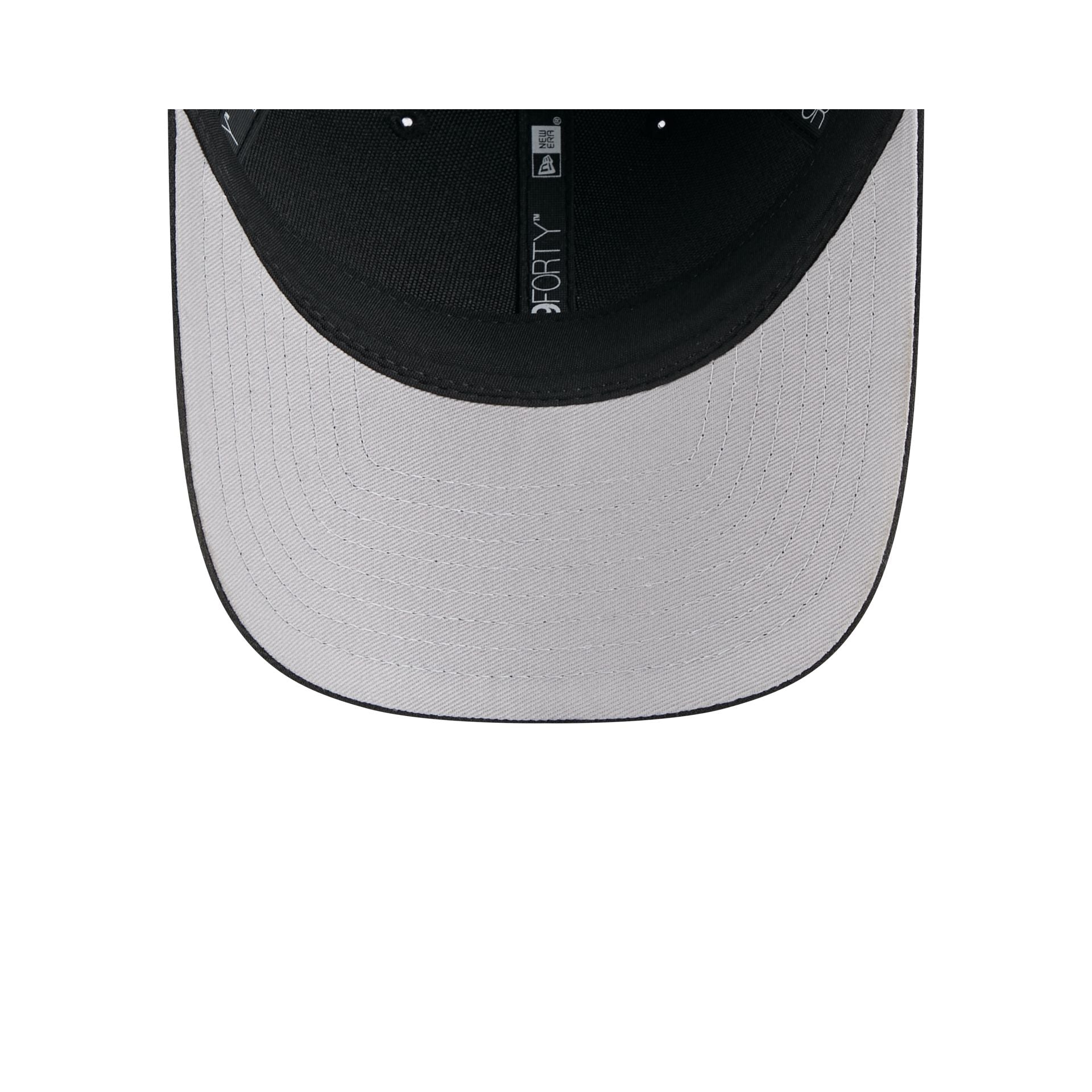 Philadelphia Eagles Team Black 9FORTY M-Crown Snapback Hat - Image 7