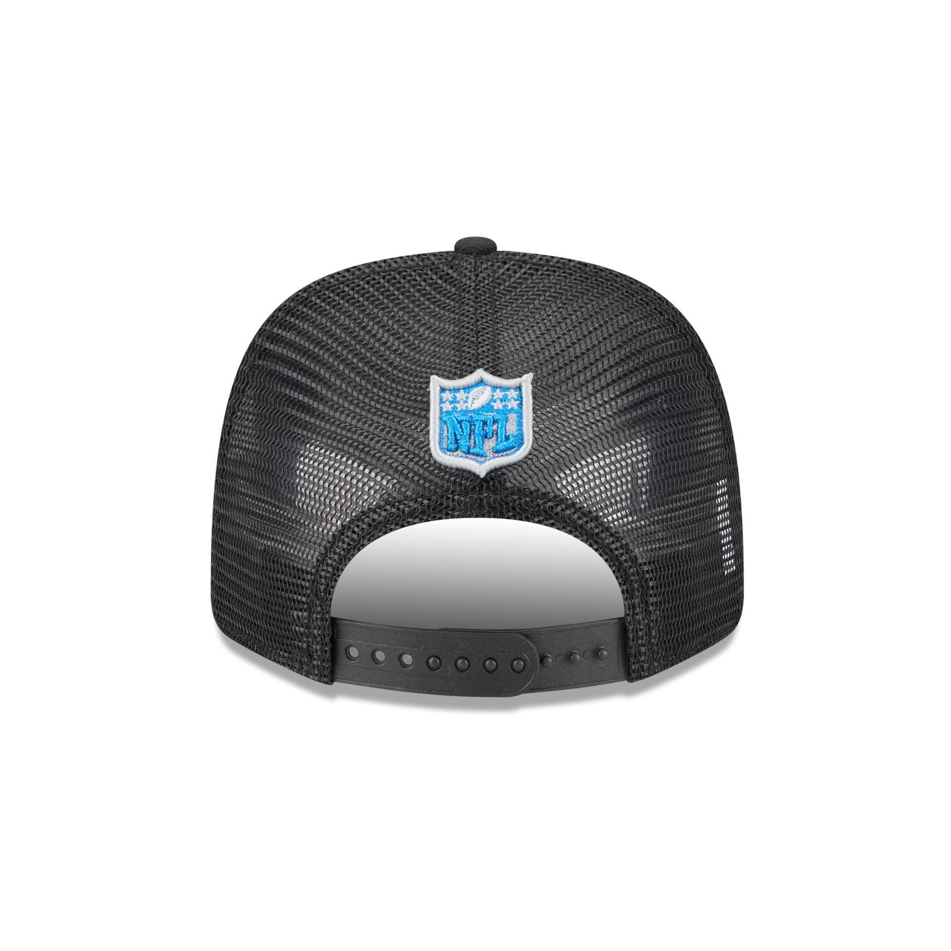 Detroit Lions Team Black 9SEVENTY Trucker Hat - Image 6