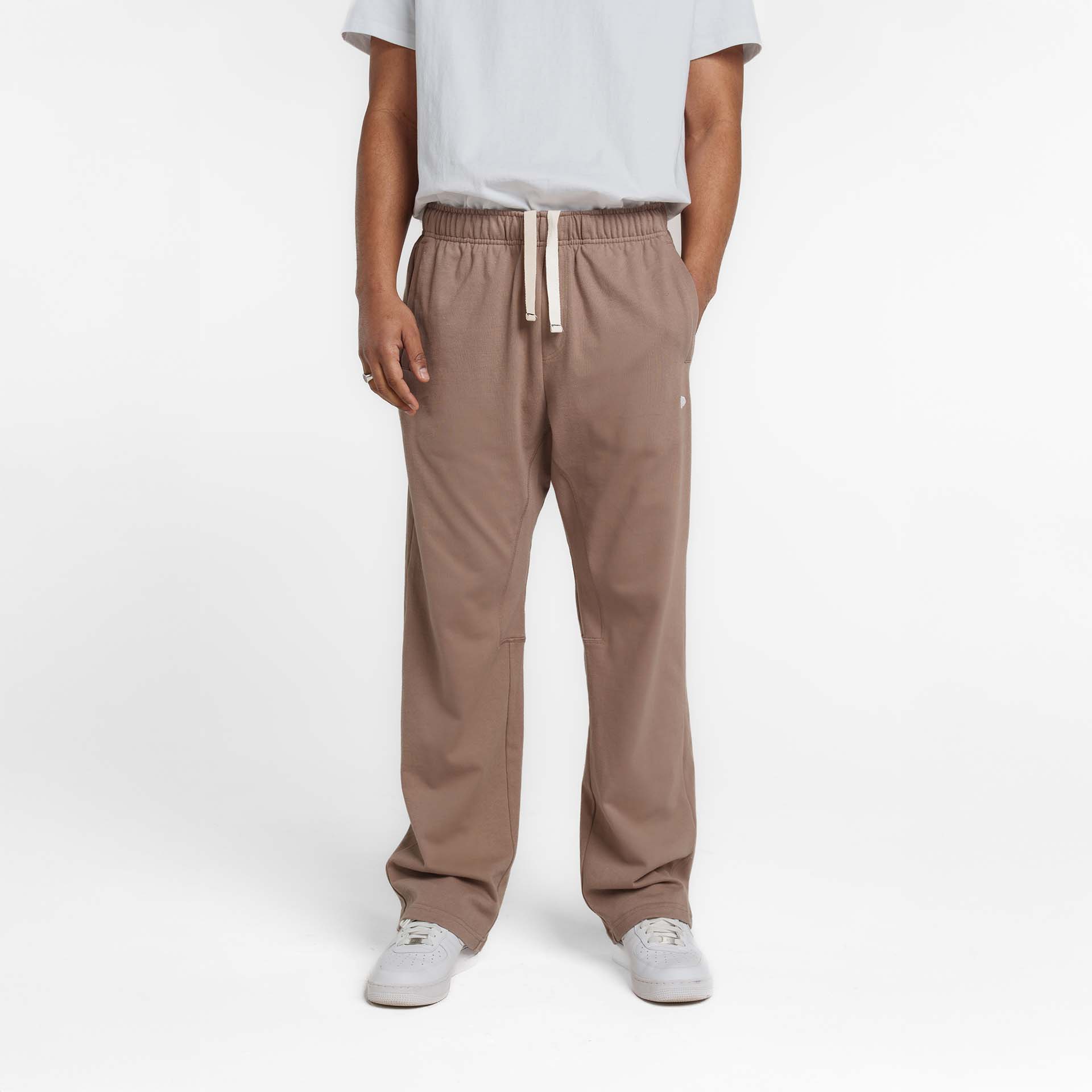 New Era Branded Alden Taupe Gray Sweatpants