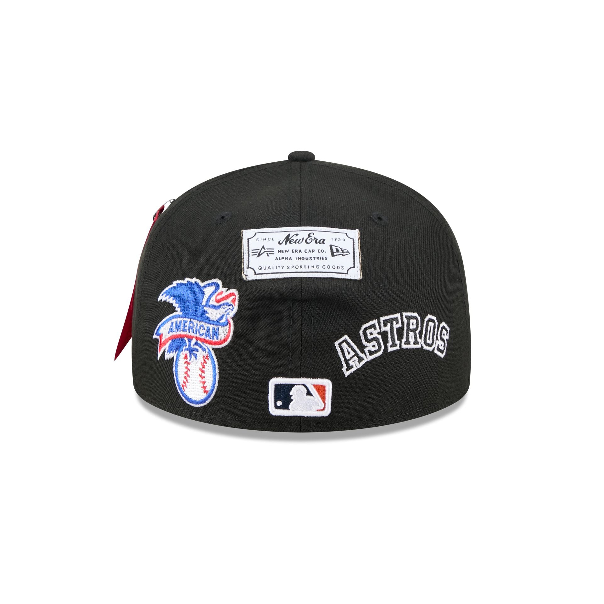 Alpha Industries x Houston Astros Black 59FIFTY Fitted Hat - Image 6