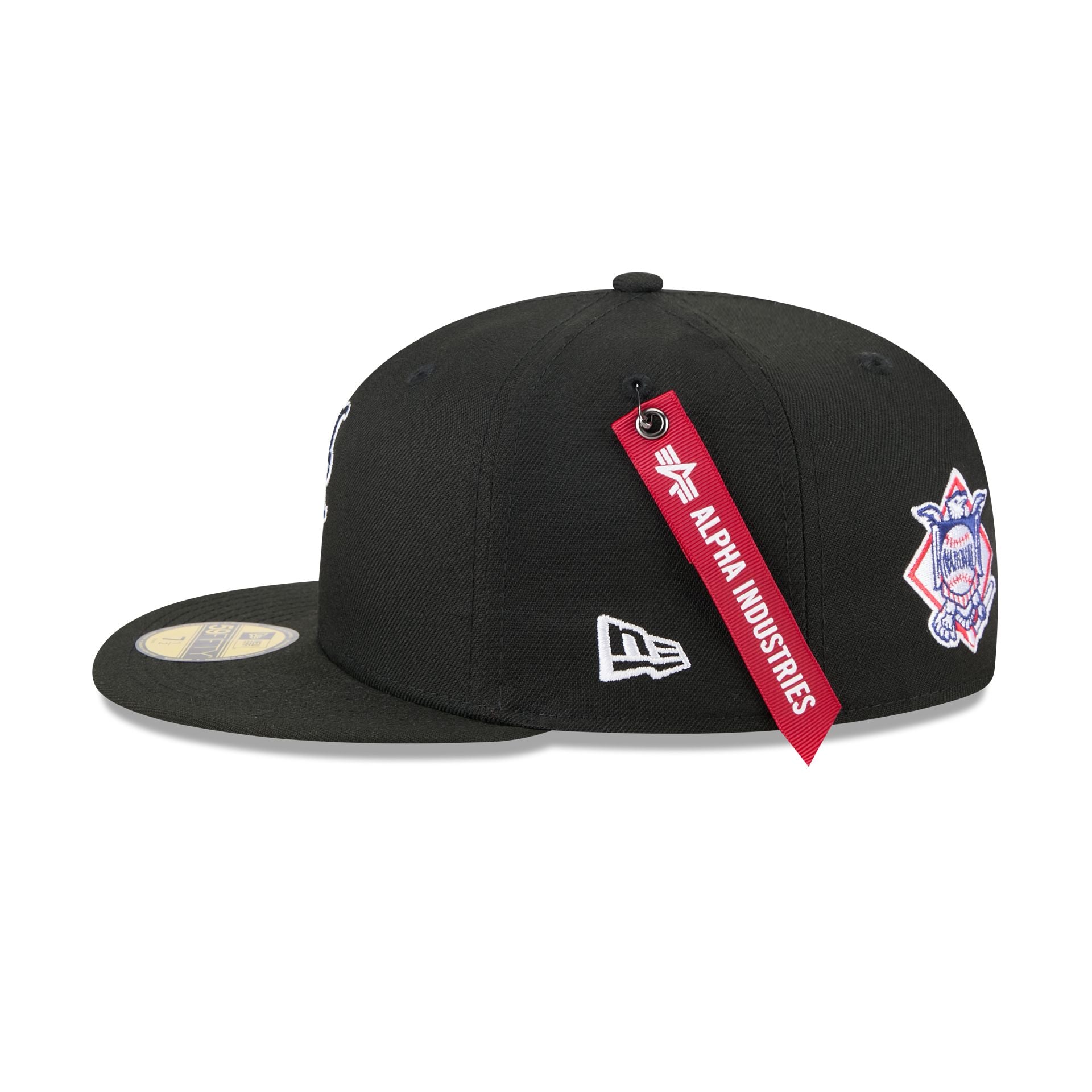Alpha Industries x New York Mets Black 59FIFTY Fitted Hat - Image 4