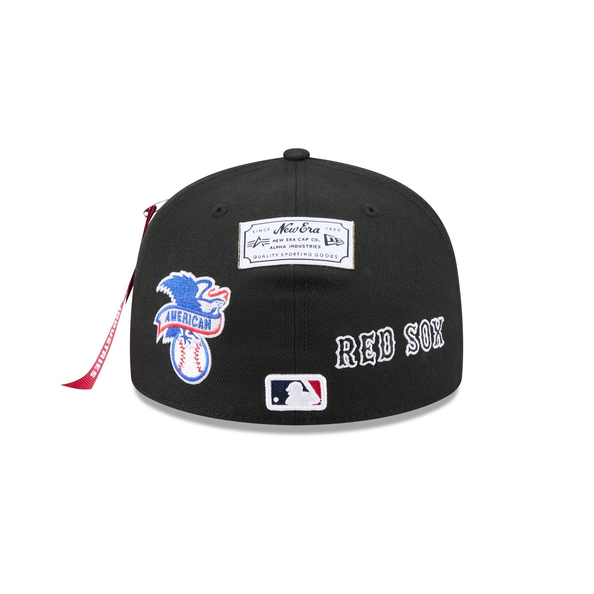Alpha Industries x Boston Red Sox Black 59FIFTY Fitted Hat - Image 6