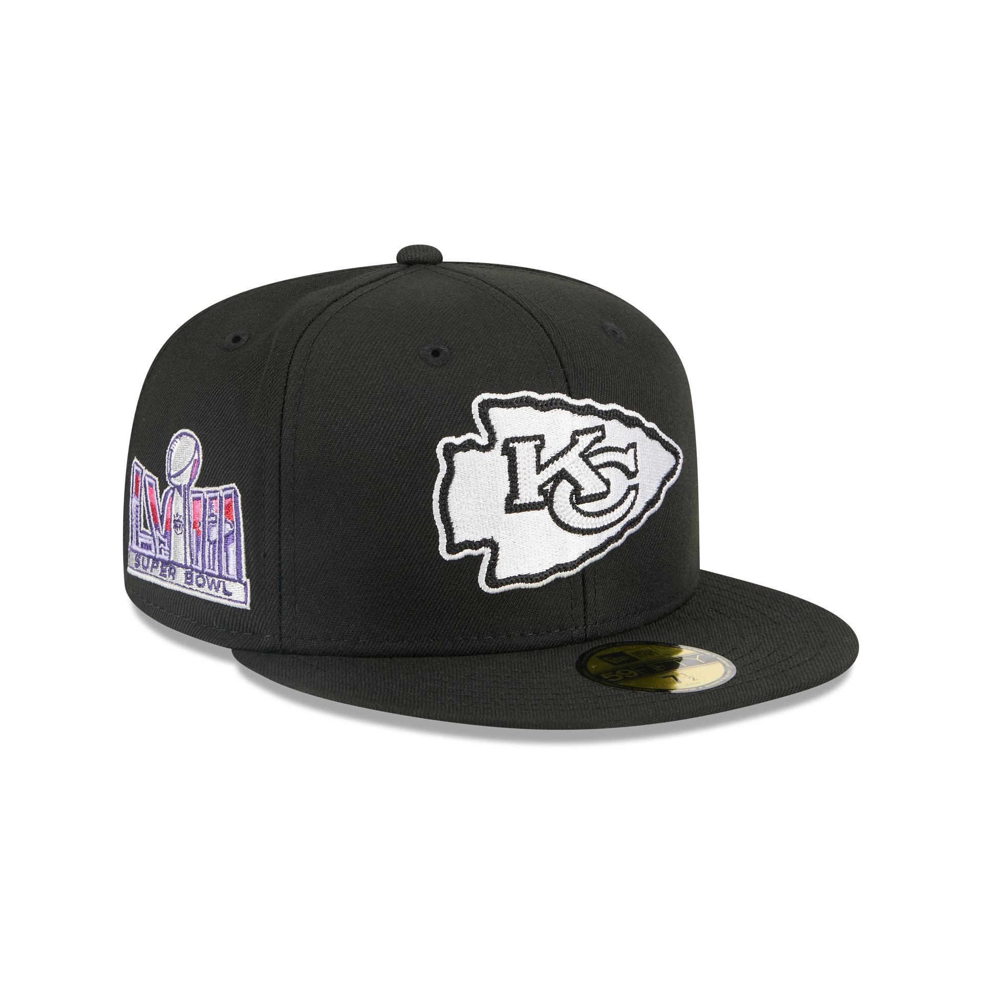 Alpha Industries x Kansas City Chiefs Black 59FIFTY Fitted Hat - Image 3