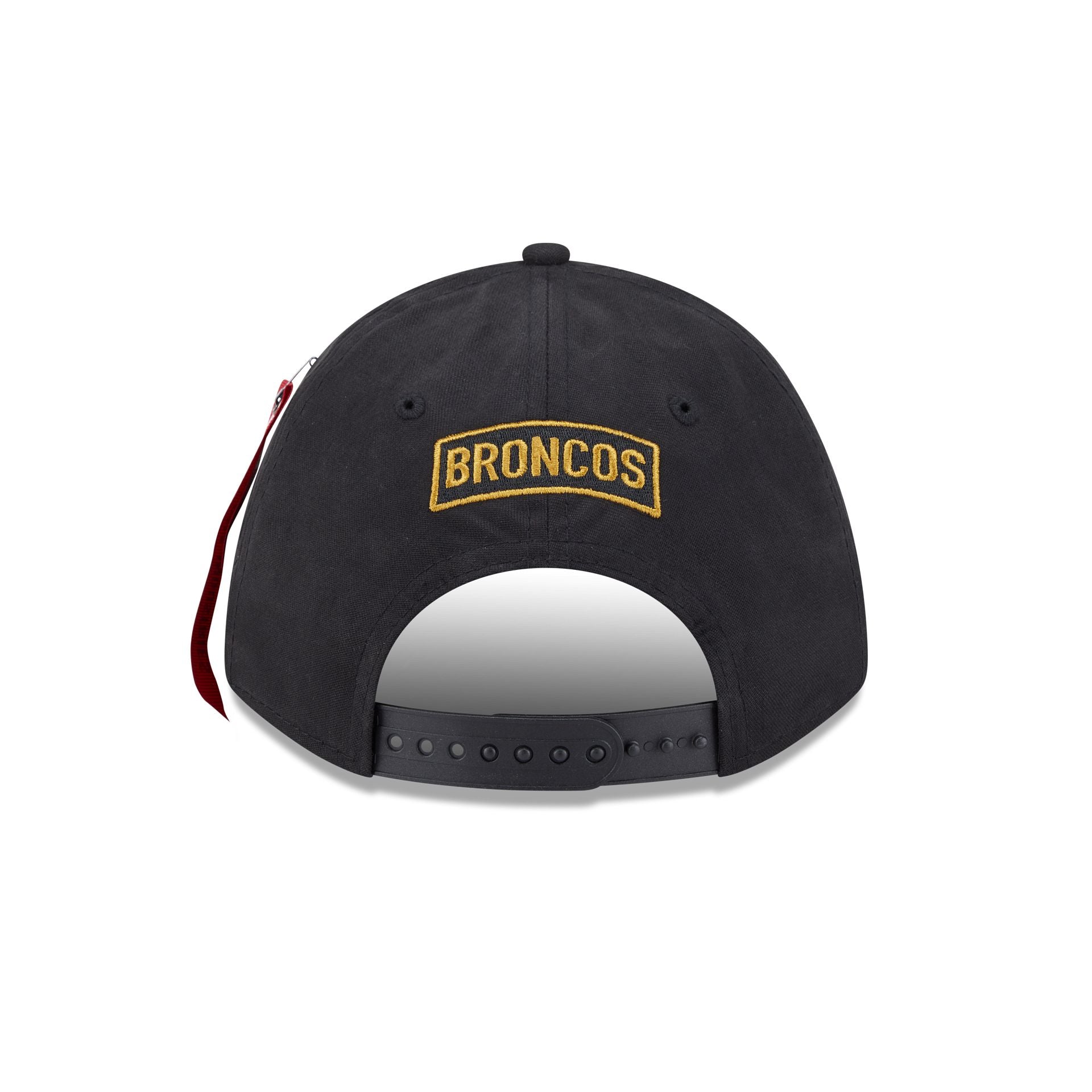 Alpha Industries x Denver Broncos Black 9FORTY M-Crown A-Frame Snapback Hat - Image 6