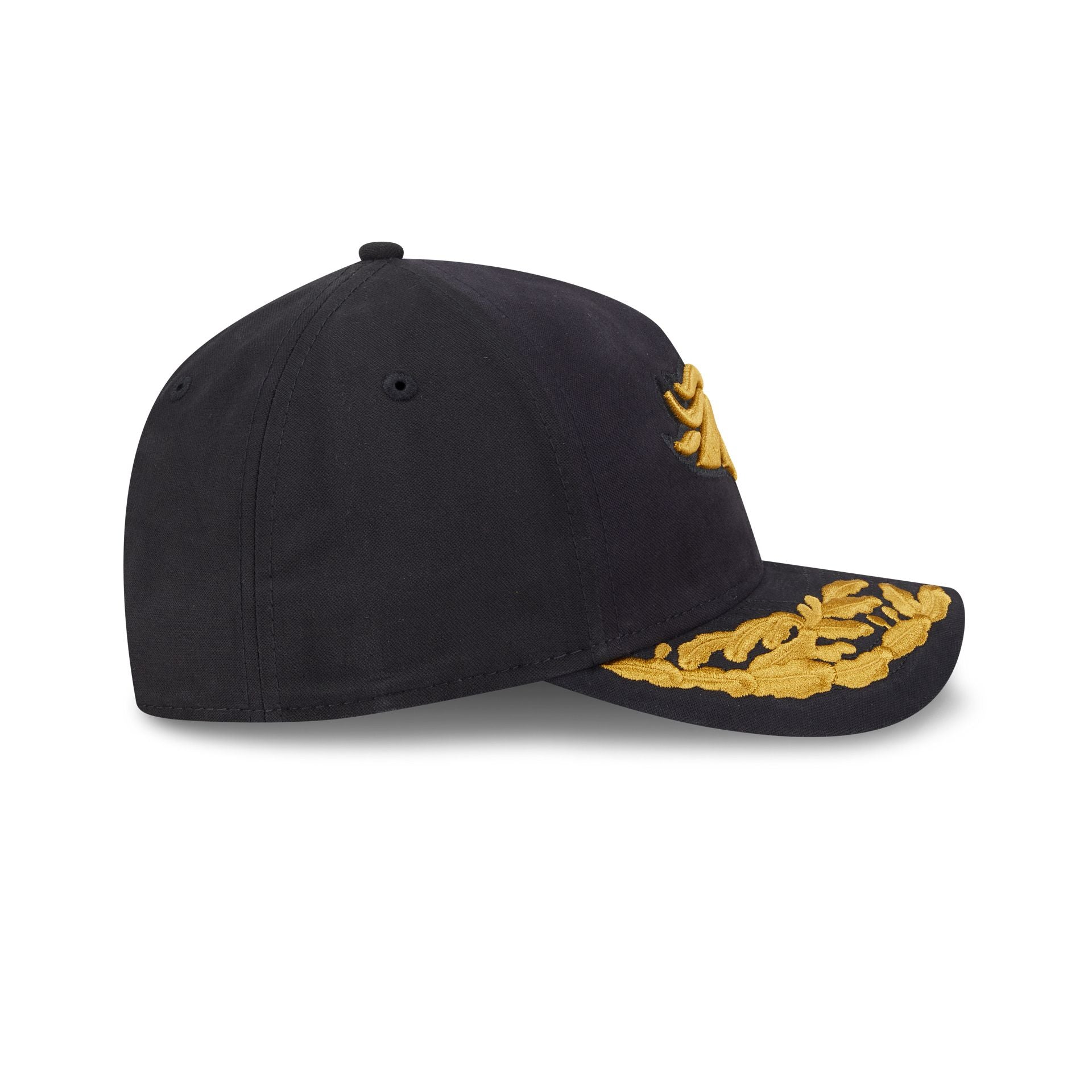 Alpha Industries x Denver Broncos Black 9FORTY M-Crown A-Frame Snapback Hat - Image 5