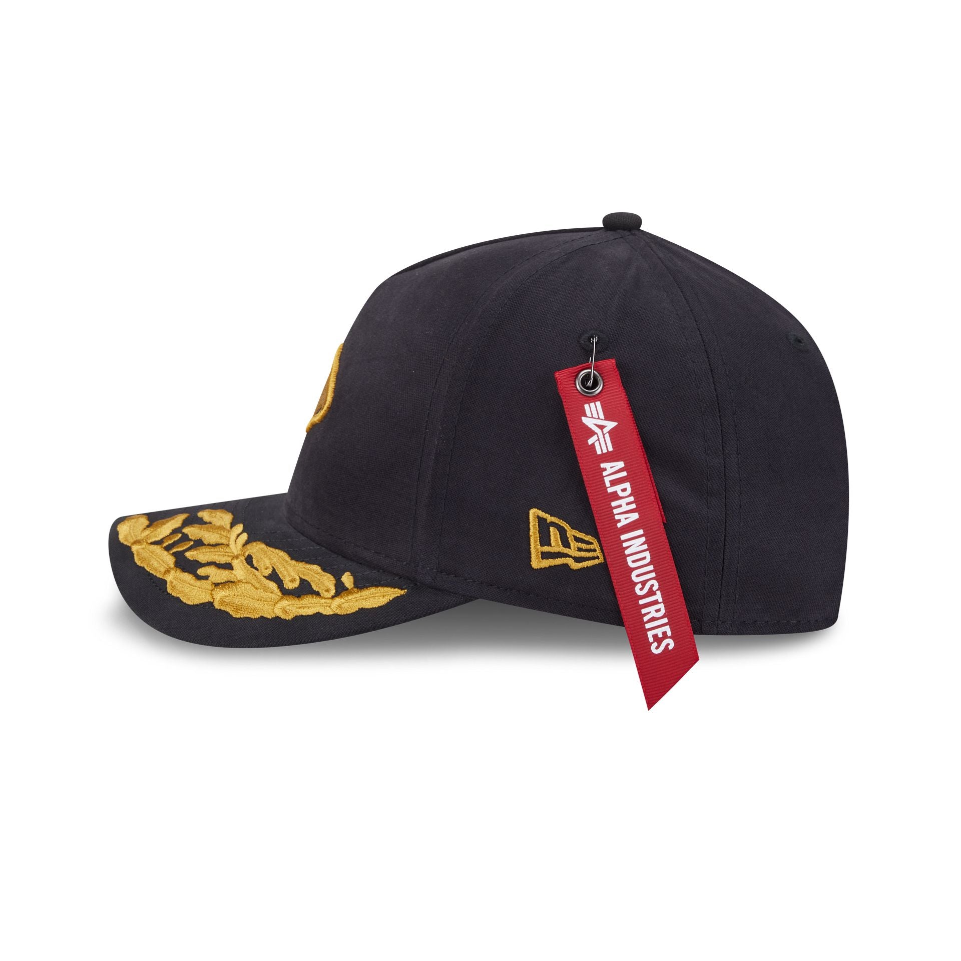 Alpha Industries x Kansas City Chiefs Black 9FORTY M-Crown A-Frame Snapback Hat - Image 4