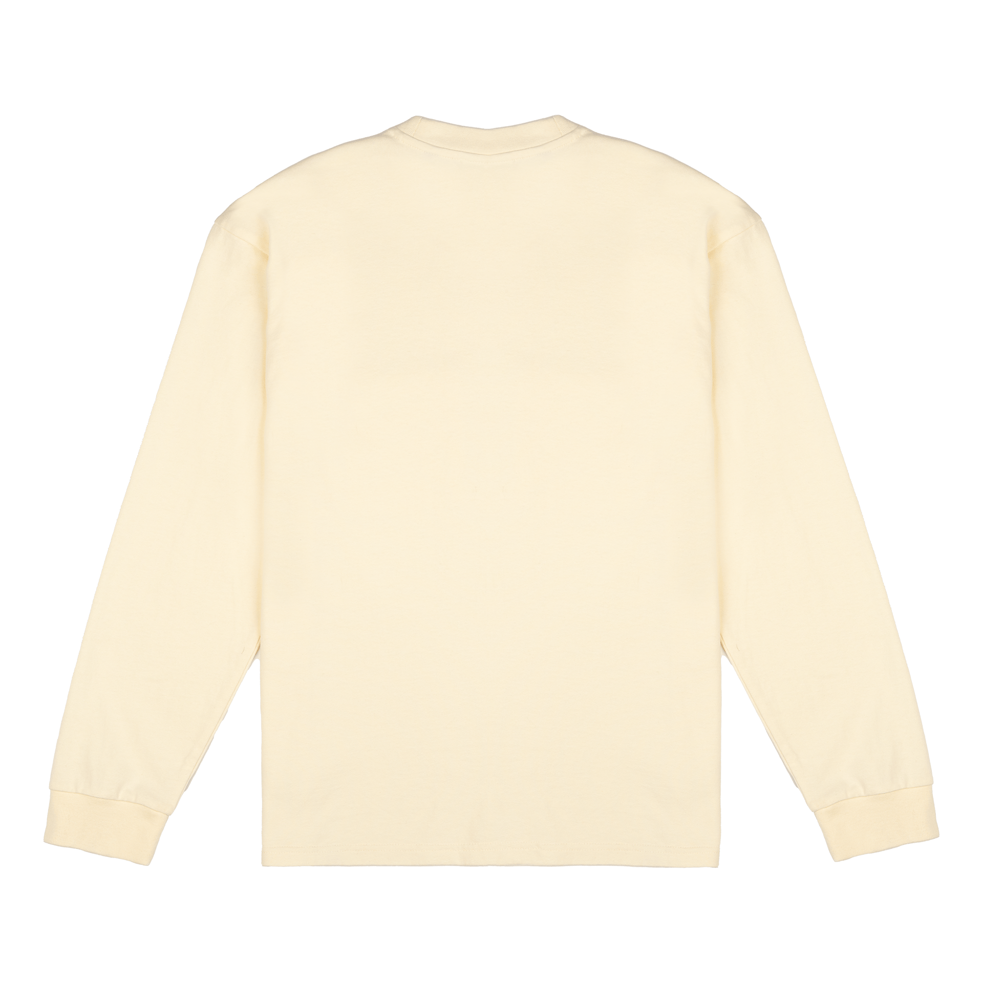 New Era Branded Alden Heavyweight Chrome White Long Sleeve Pocket T-Shirt - Image 3