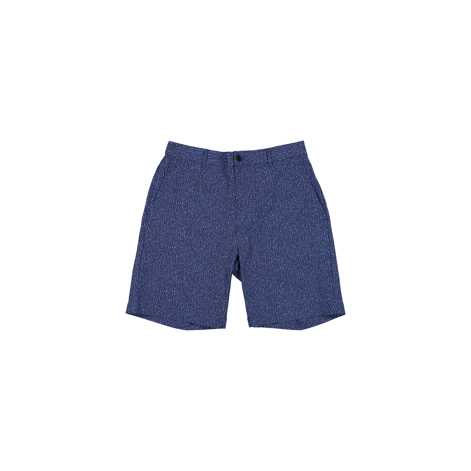 New Era Branded Golf Indigo Bark Print Shorts