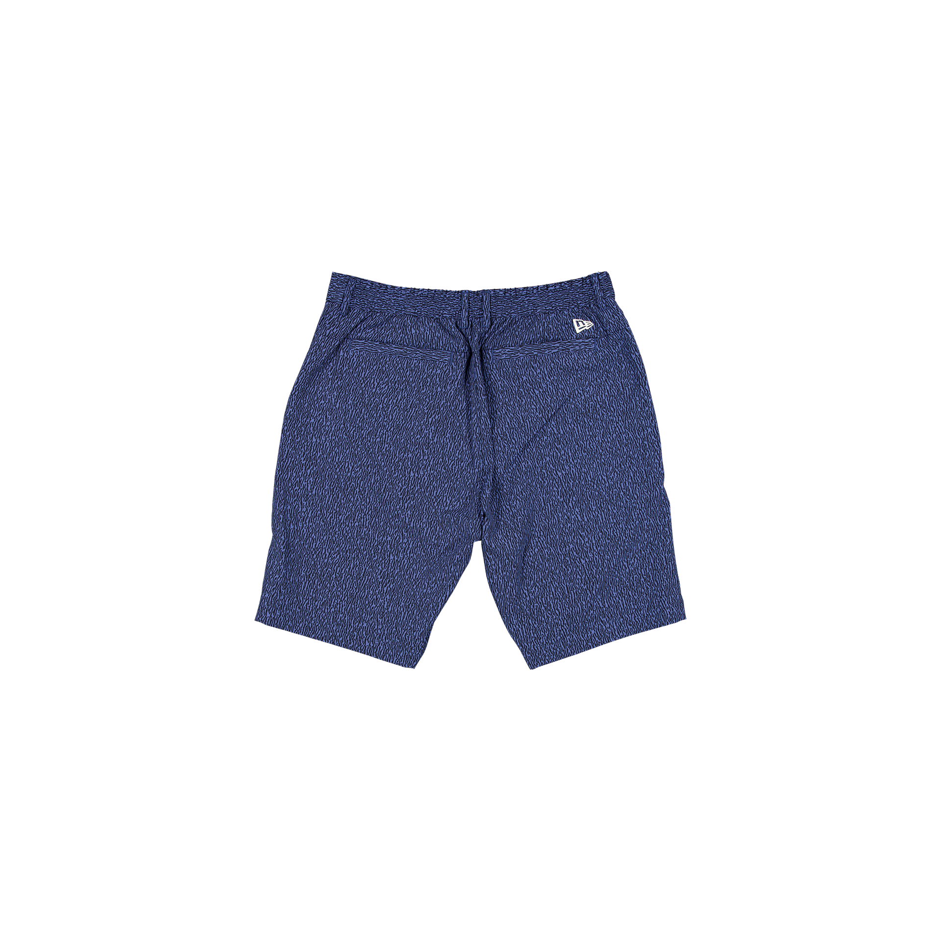 New Era Branded Golf Indigo Bark Print Shorts - Image 2