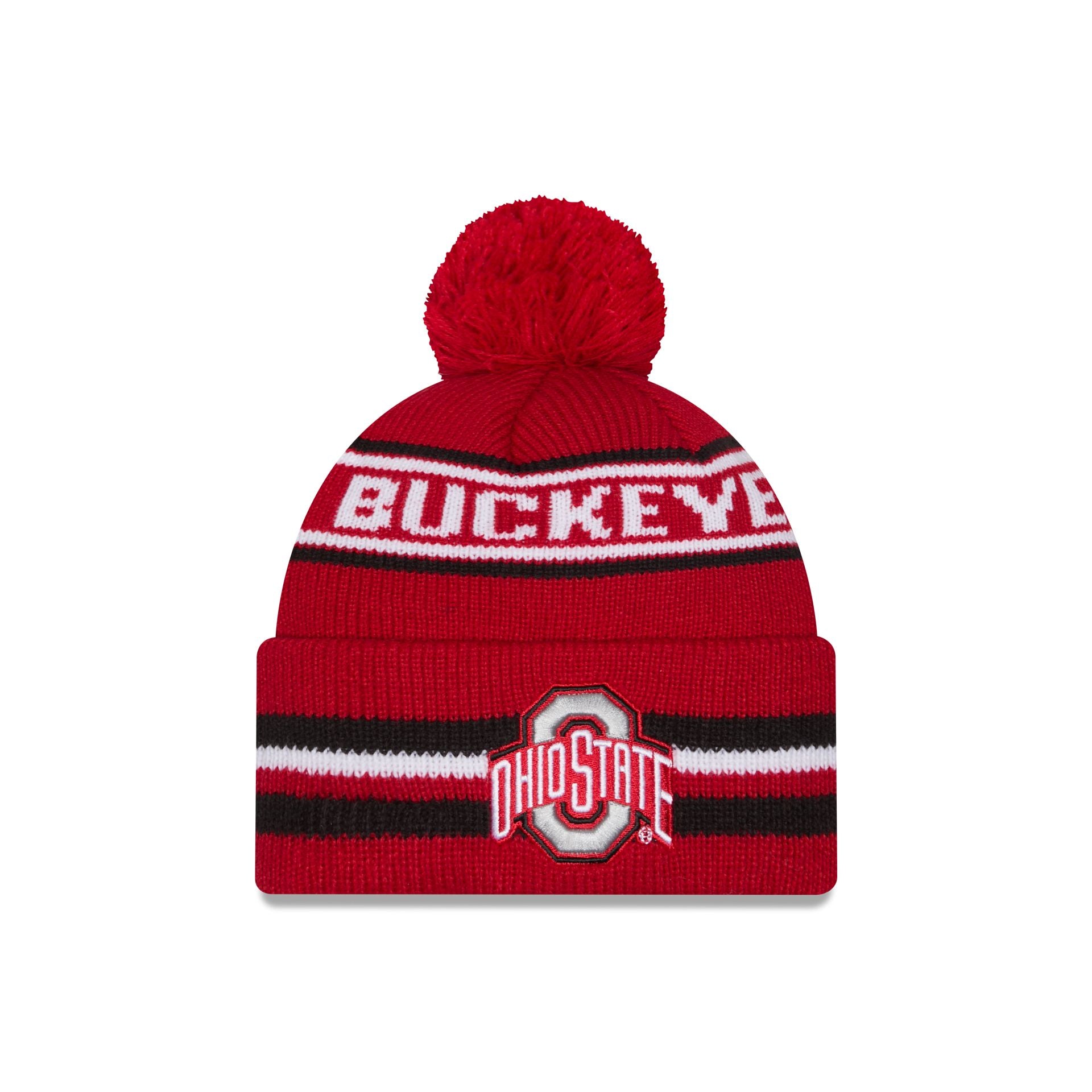 Ohio State Buckeyes Classic Pom Knit Hat
