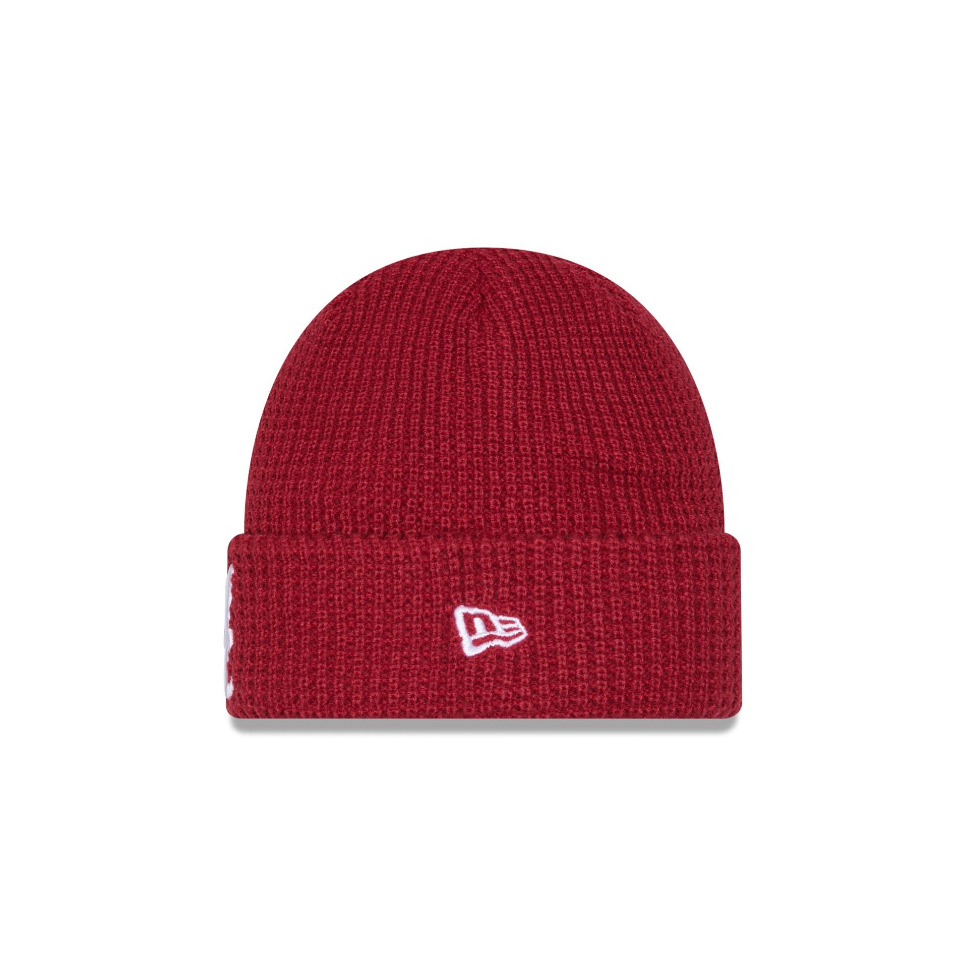 Alabama Crimson Tide Waffle Stitch Knit Beanie Hat - Image 2