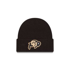 Colorado Buffaloes Waffle Stitch Knit Beanie Hat