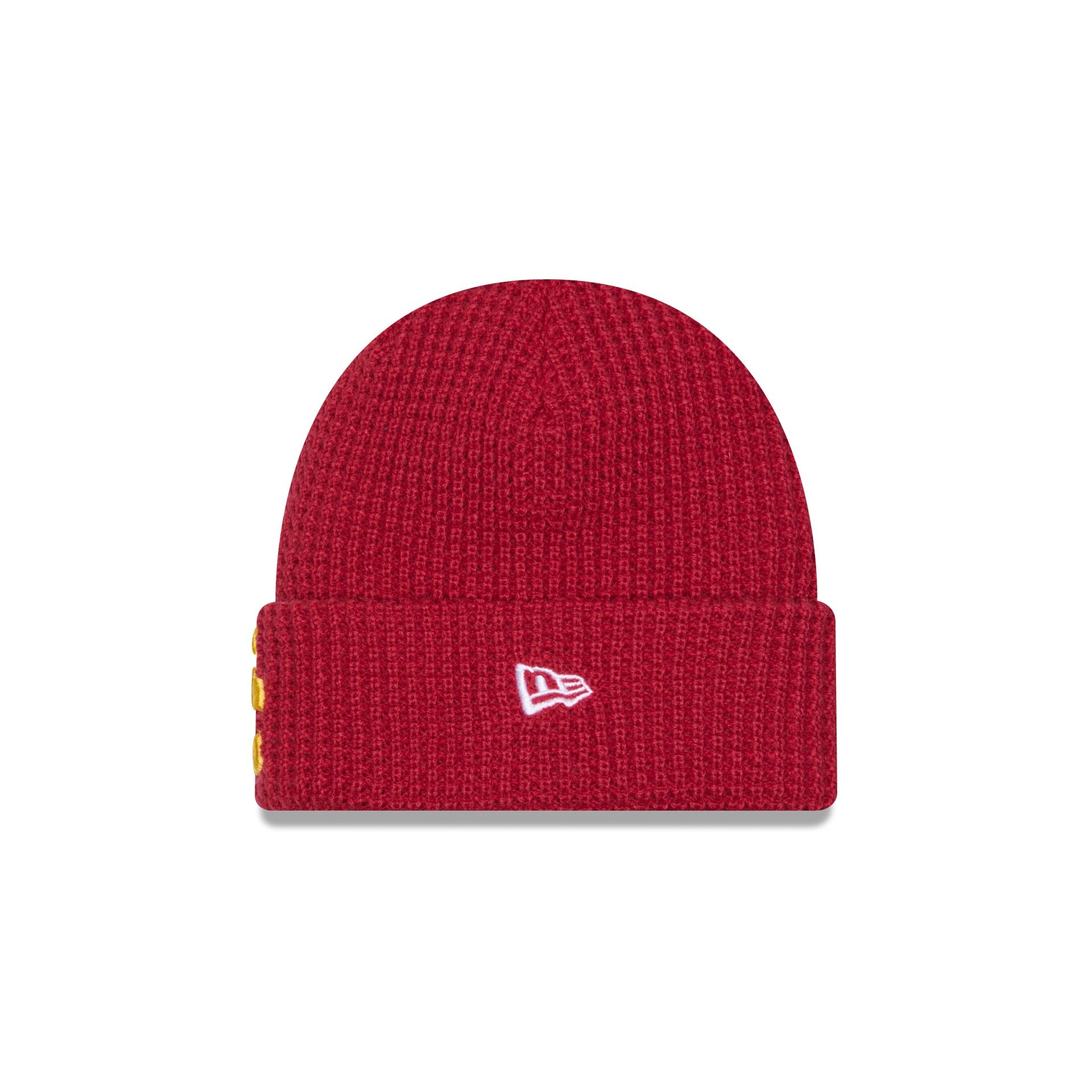 USC Trojans Waffle Stitch Knit Beanie Hat - Image 2